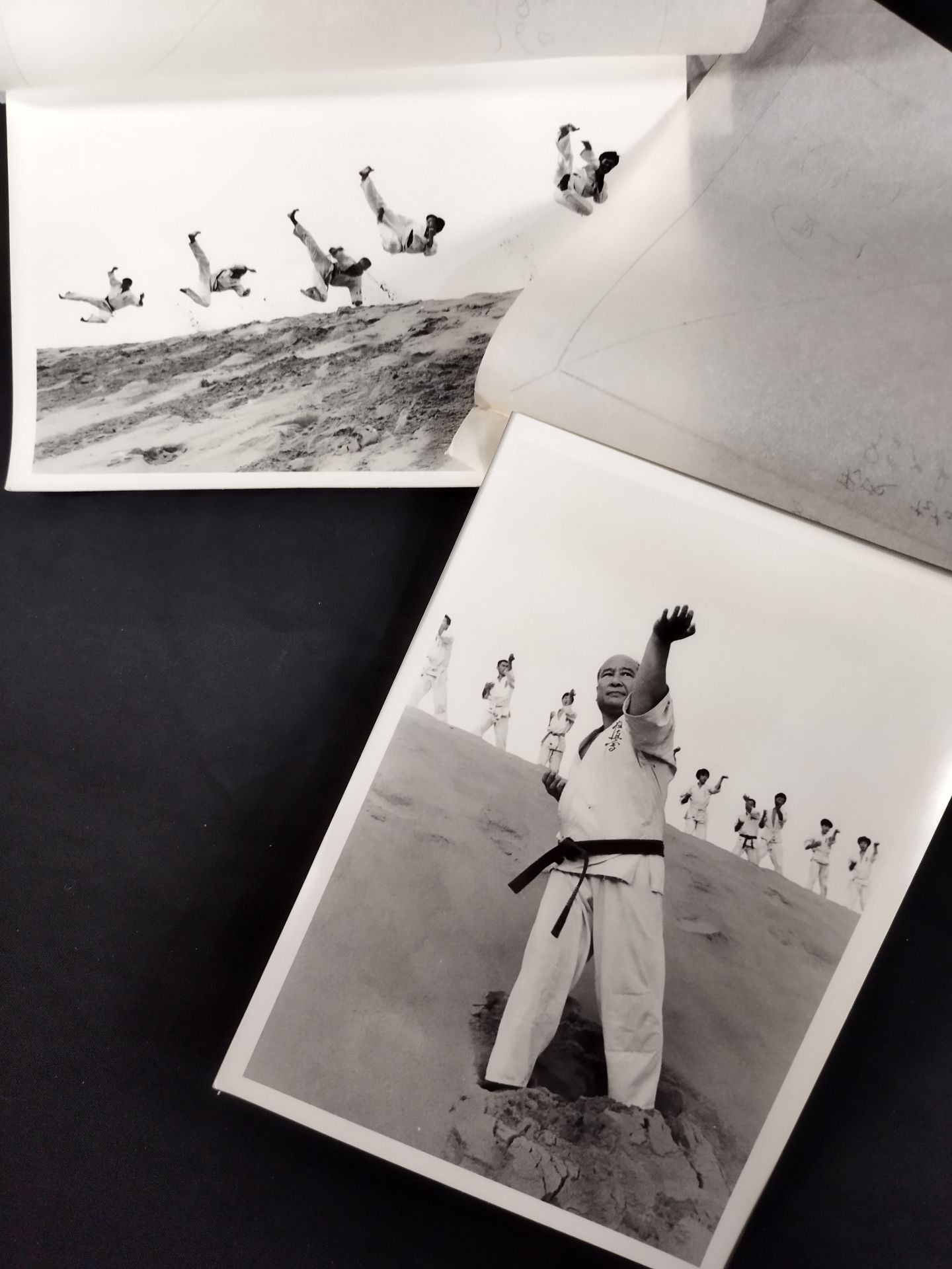 Mas Oyama (Masutatsu Oyama)  Kyokushin KARATE  Summer Camp Black and WhitePhoto  Sets(1)