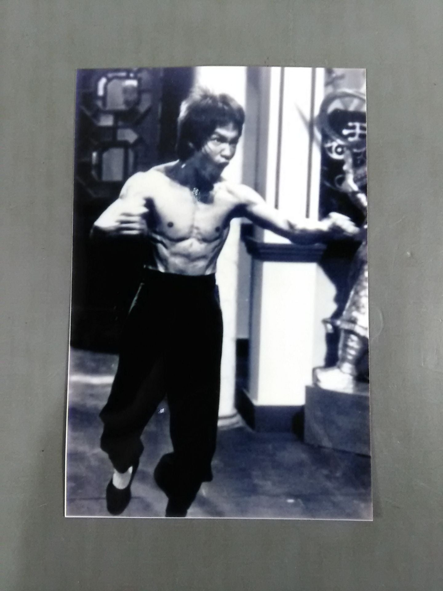 Bruce Lee Black and White Photo (1)