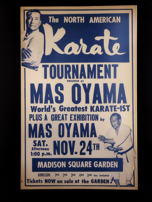 The 1st North American KARATE Road Fighters  Rights Tournament Poster Panel