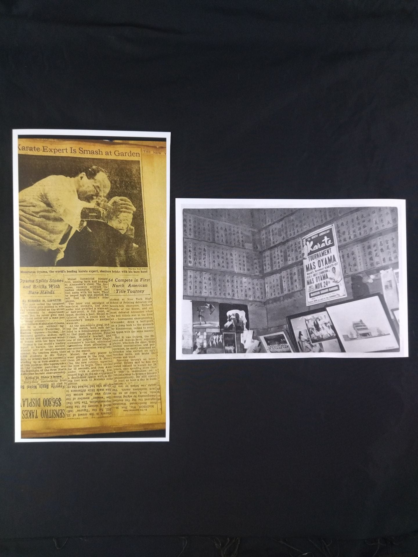 第1回北米空手道選手権大会 ポスターパネル