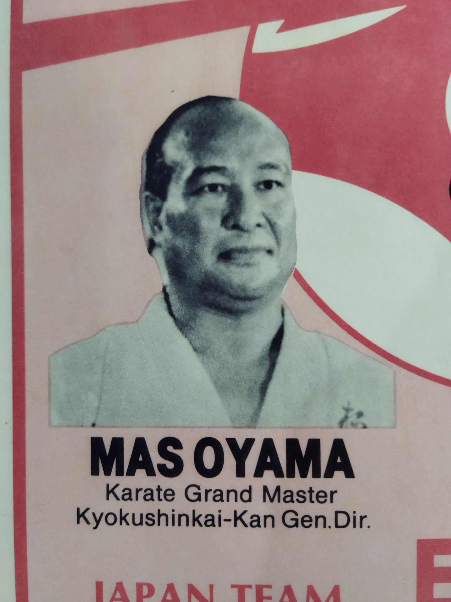 ★ Shinichi Chiba participated ★ Kyokushin KARATE Team vs Hawaii All-Stars Poster Panel