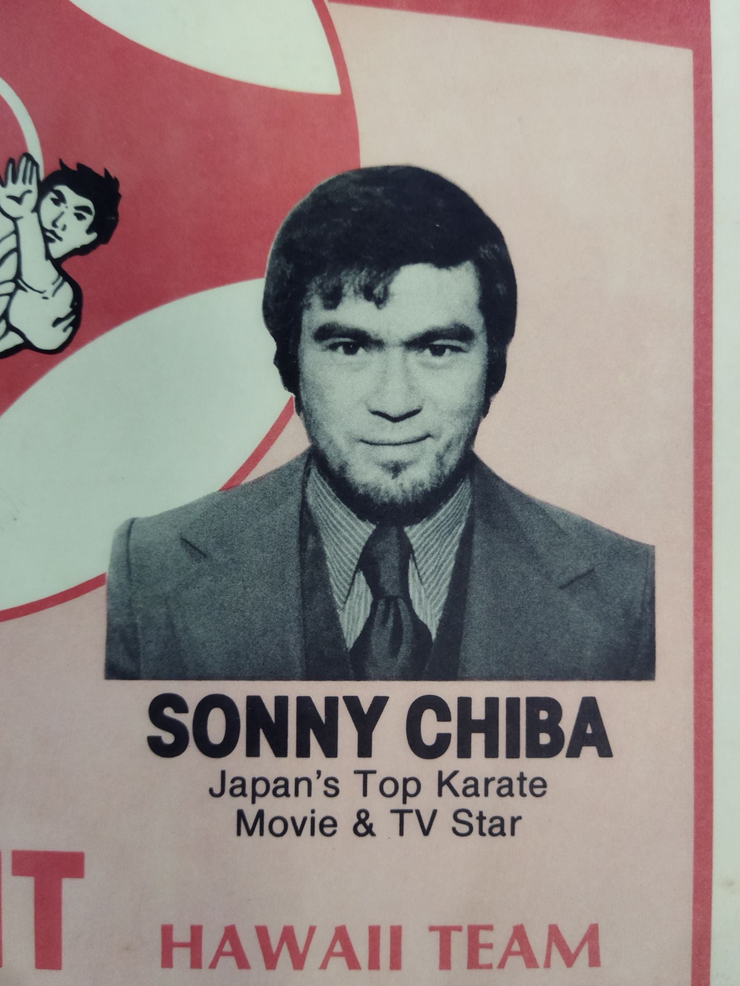 ★ Shinichi Chiba participated ★ Kyokushin KARATE Team vs Hawaii All-Stars Poster Panel