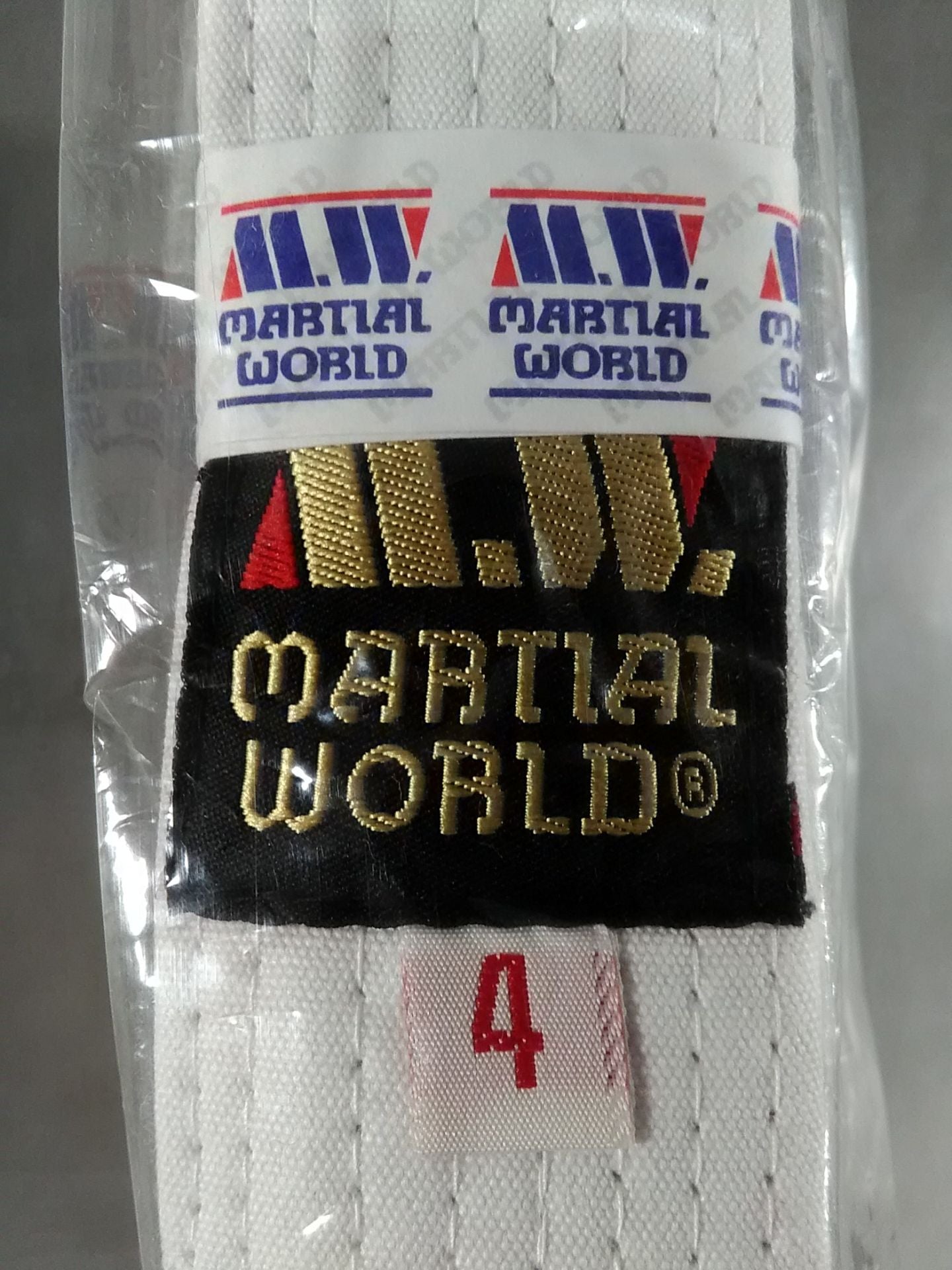 MARTIAL WORLD製 帯(白)B