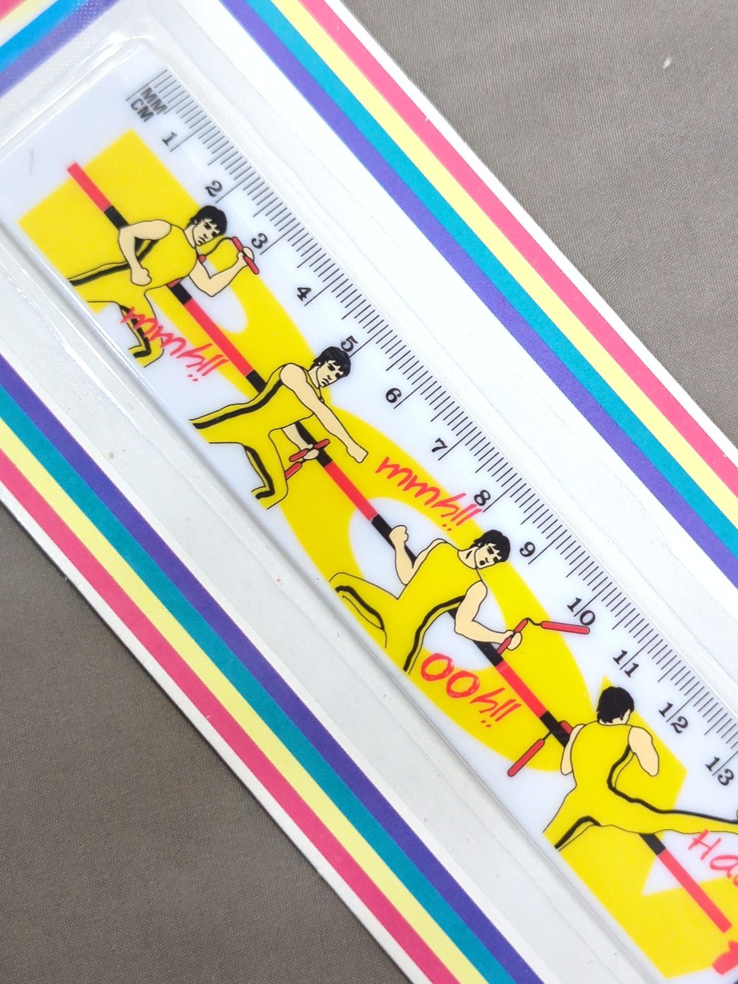 Kung-Fu MasteR "Bruce Lee  Style Illustration" Ruler Set