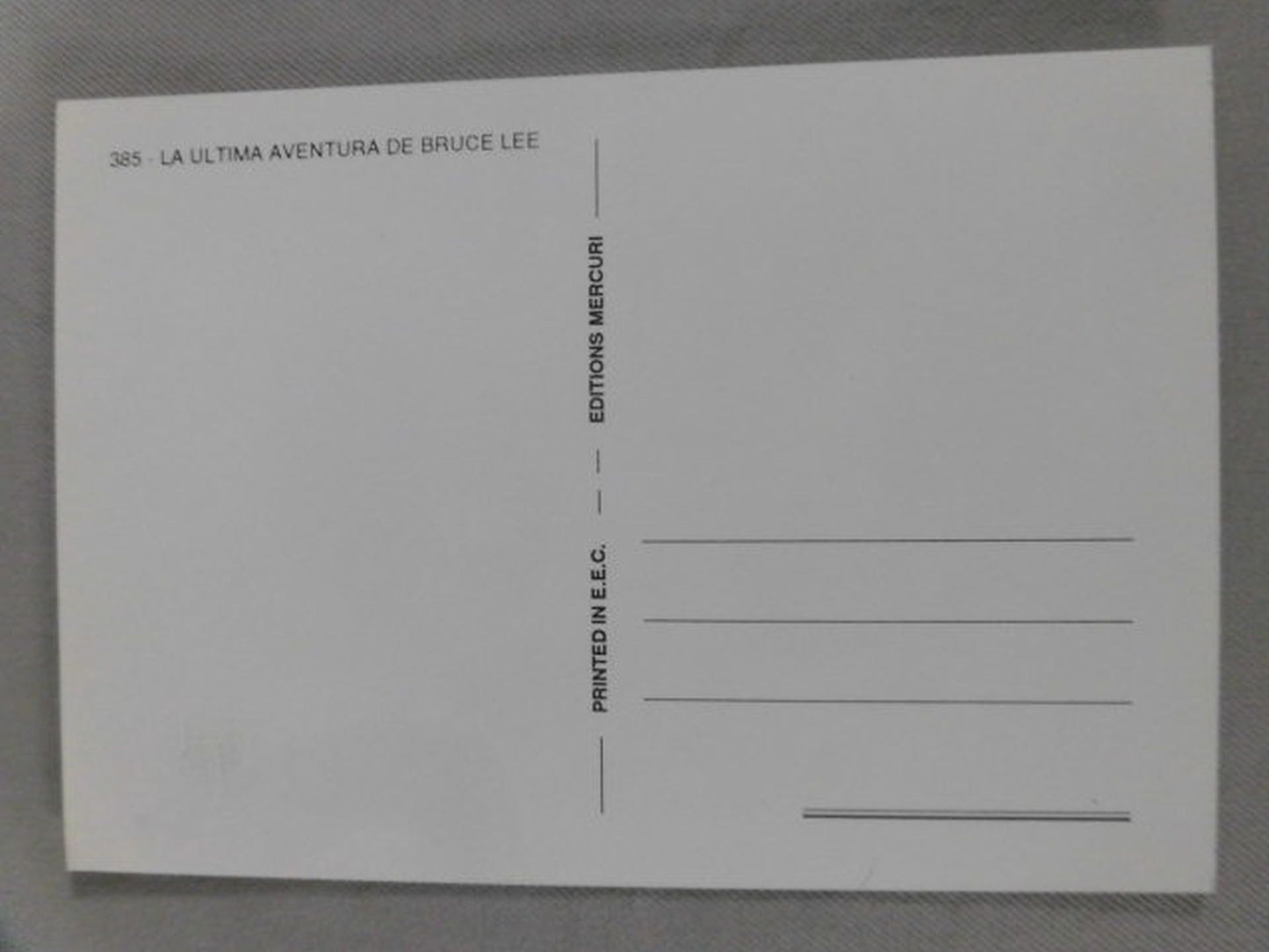 Bruce Lee Postcards(16)