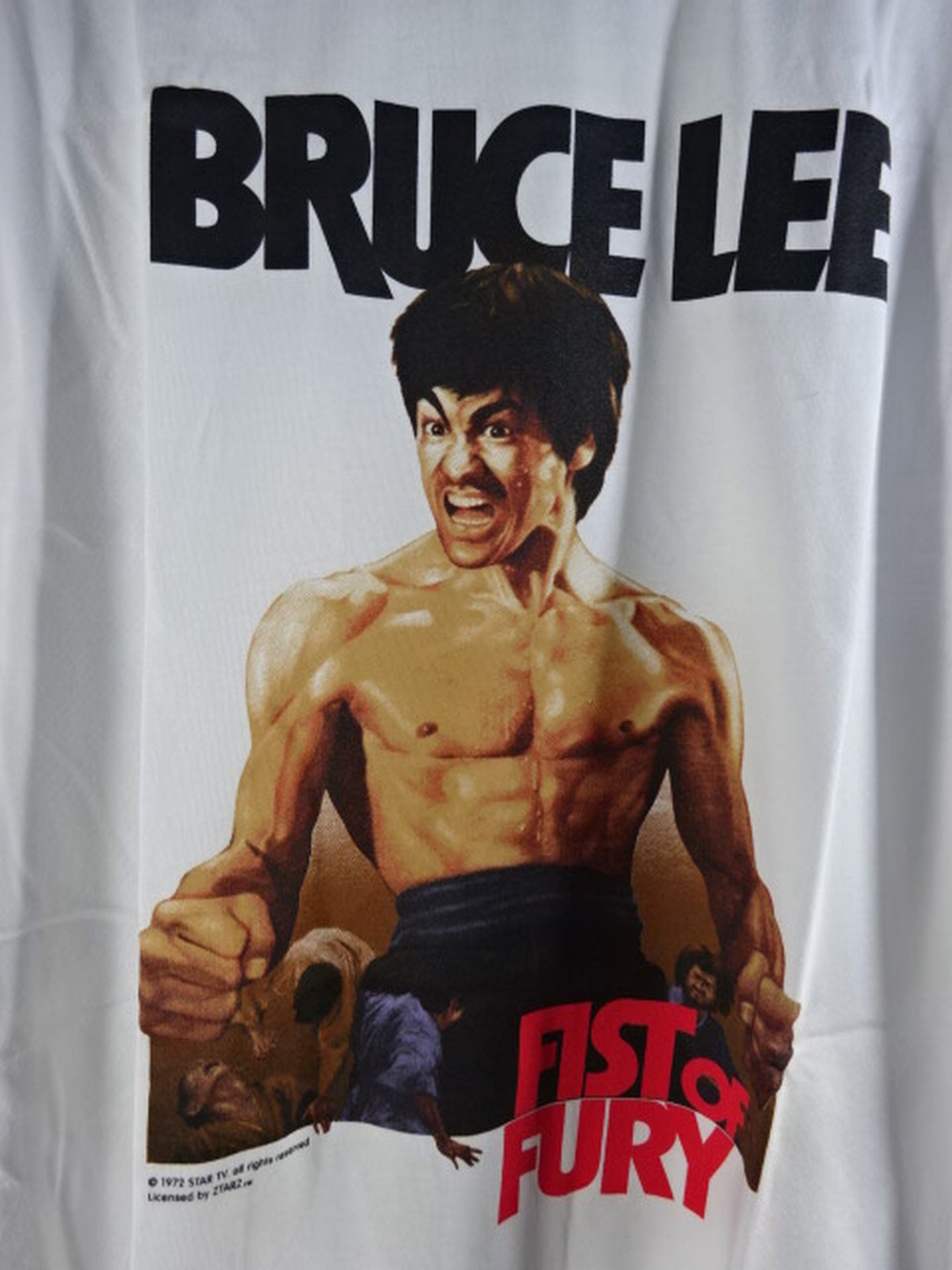 ブルース・リー「FIST OF FURY 怒りの鉄拳」イラストTシャツ