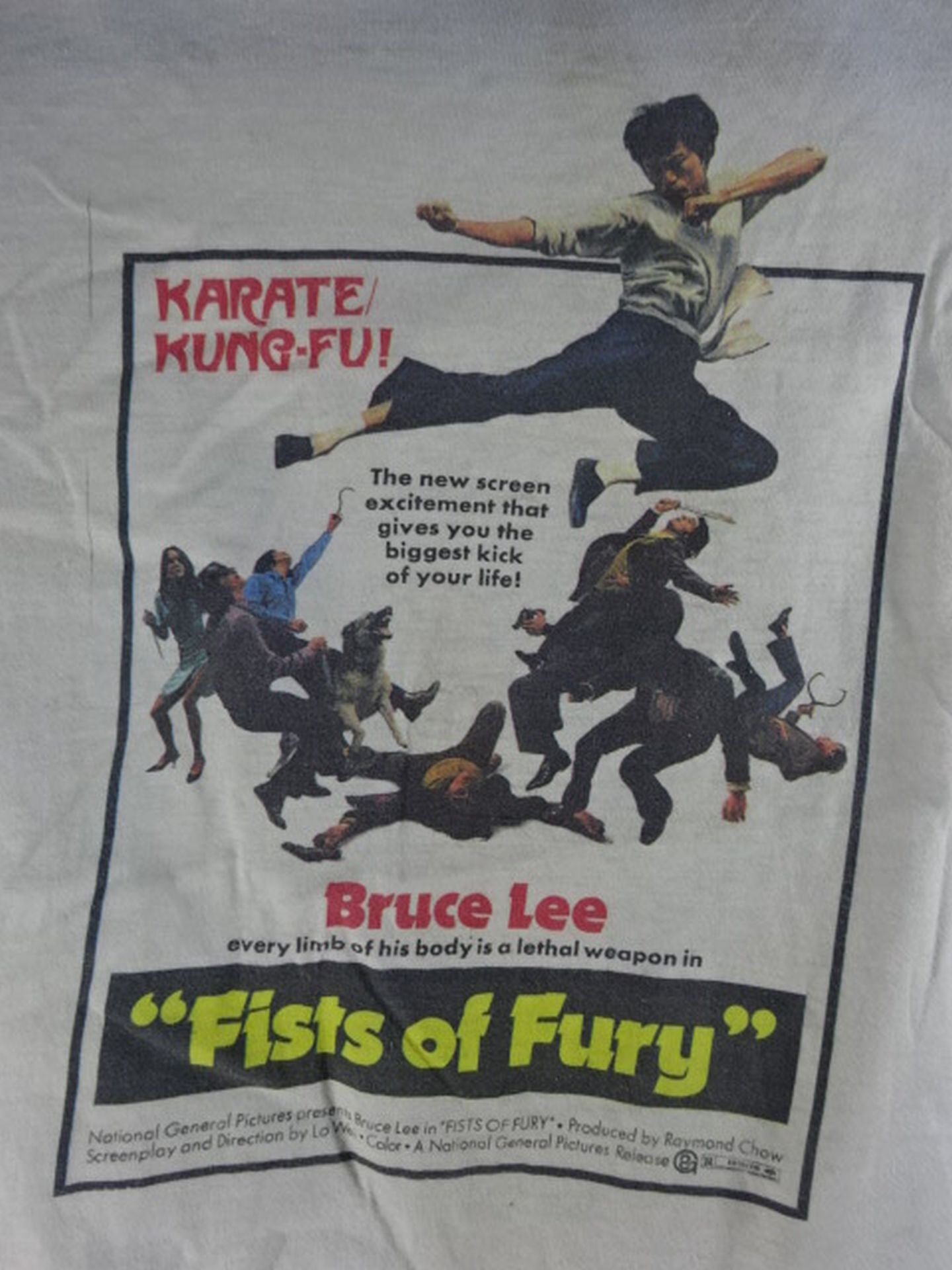 ブルース・リー「”Fist of Fury”」Tシャツ