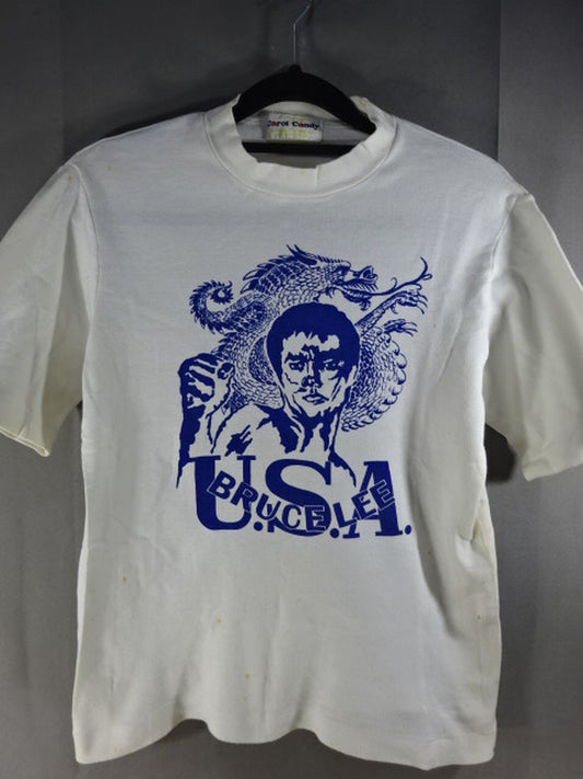 ★70's Original !! ★ Bruce Lee "USA" T-shirt