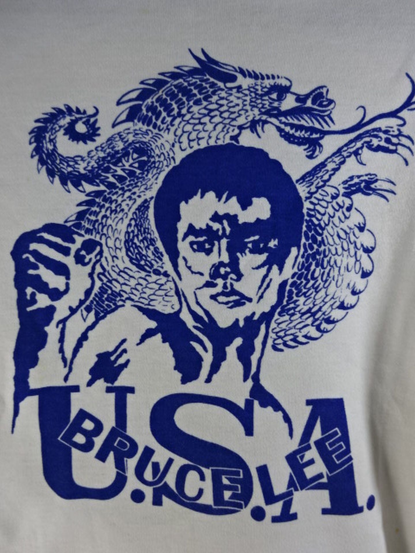 ★70年代当時モノ!!★ ブルース・リー「USA」Tシャツ