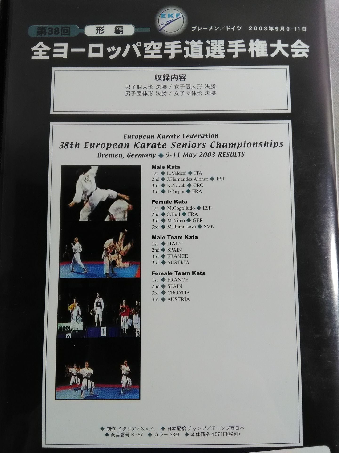 The 38th All European KARATE Road Fighters  Rights Tournament