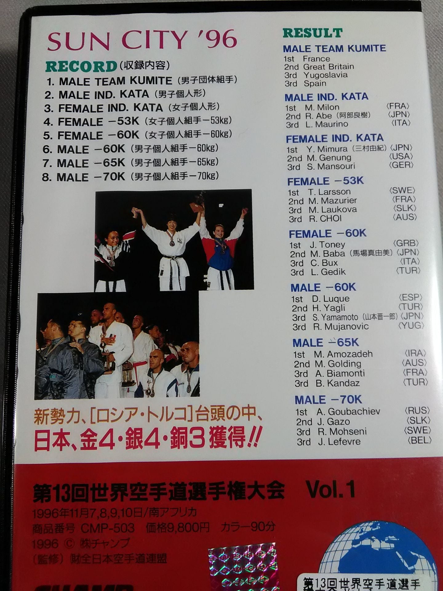 The 13th World KARATE Road Fighters  Rights Tournament Vol.1