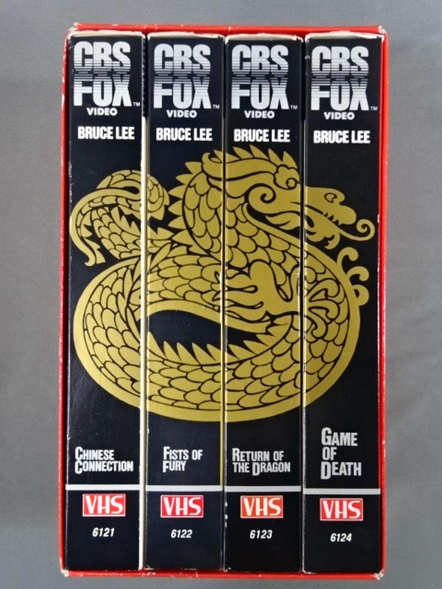 CBS FOX VIDEO BRUCE LEE VHS BOX