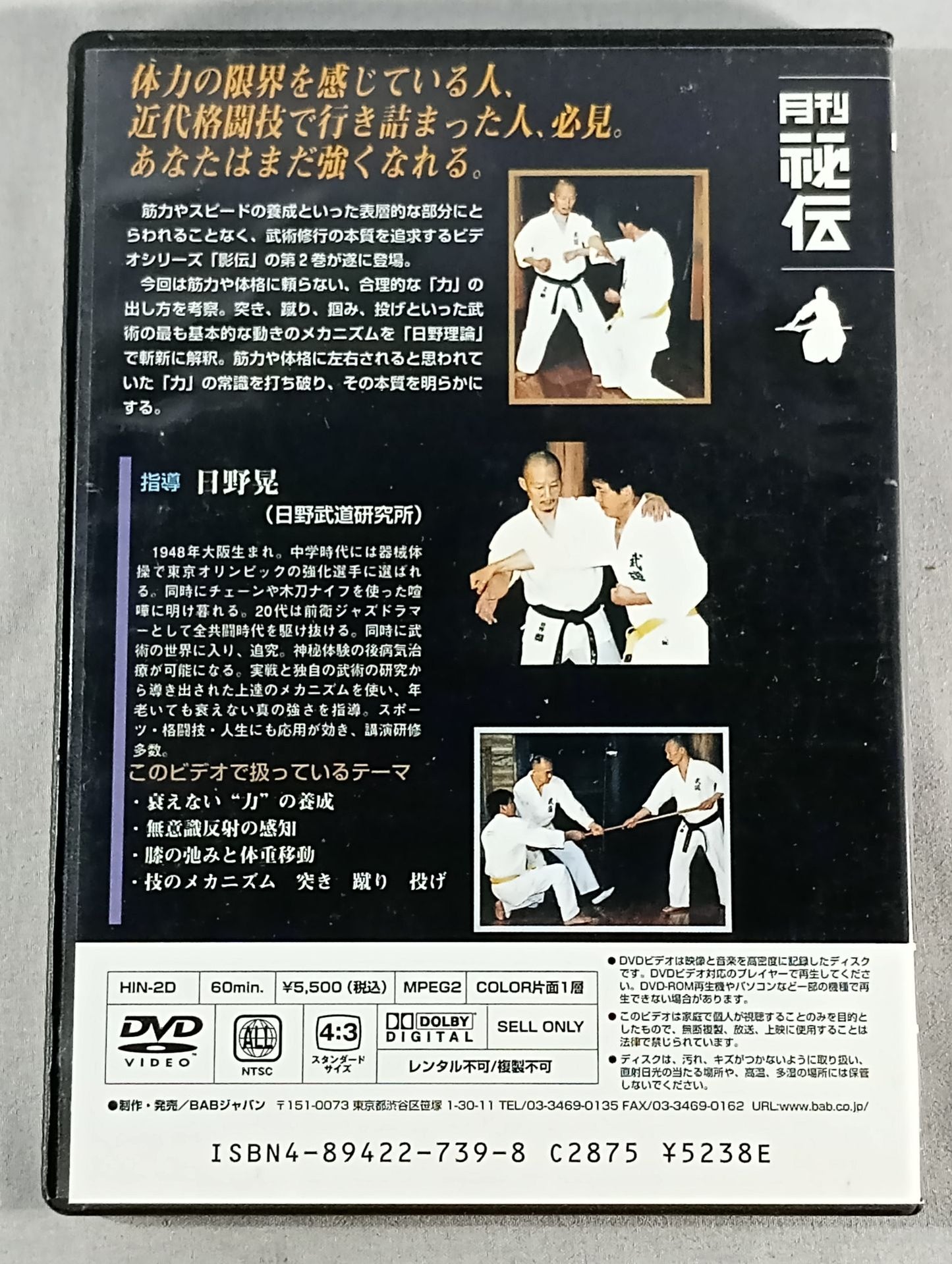 Akira Hino's Kageden 2: Undiminished Power