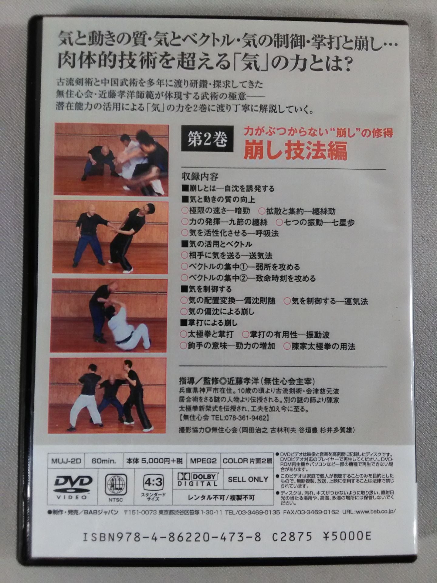 秘術と気の力 Vol.2 崩し技法編