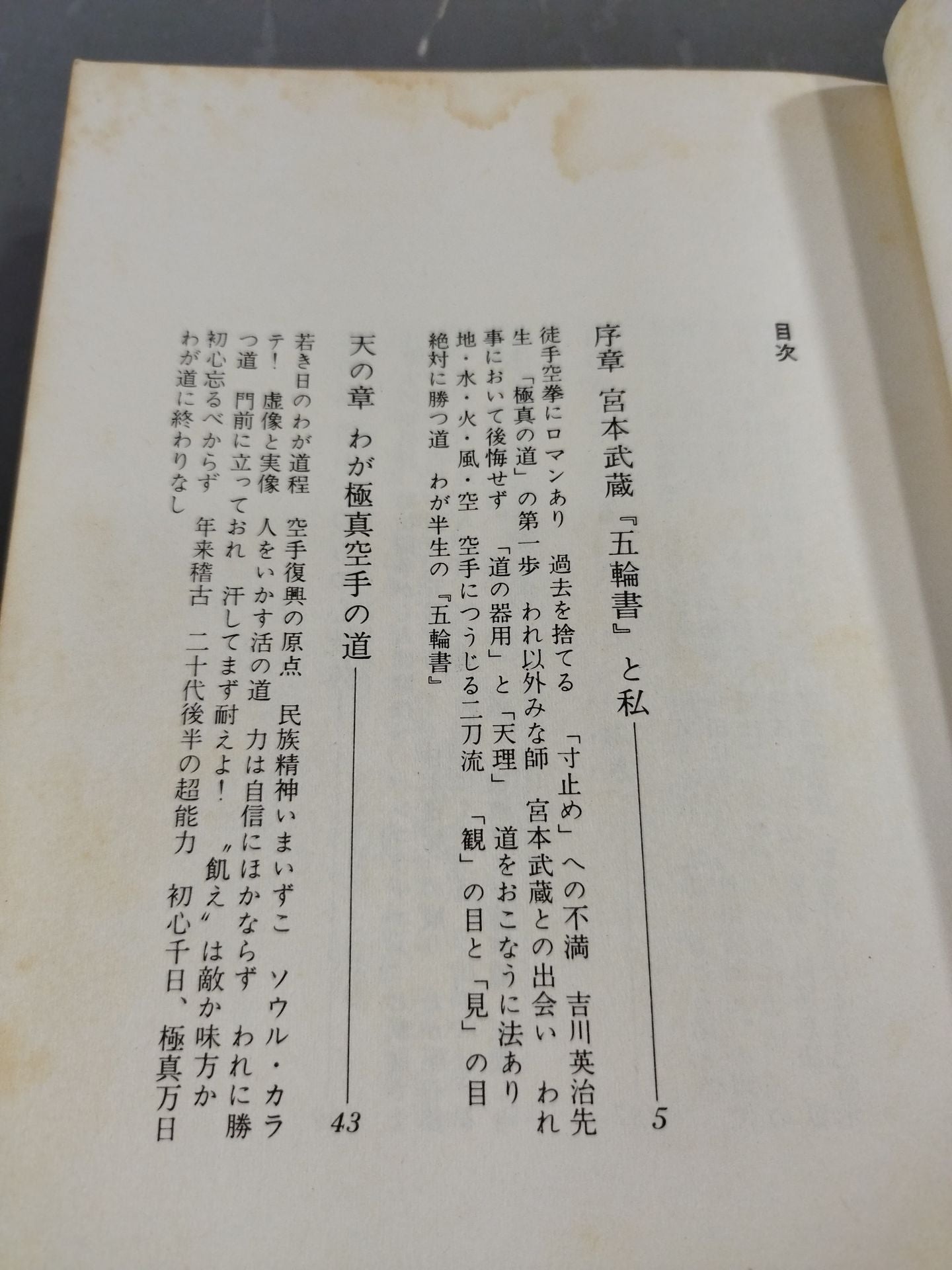 My KARATE Book of Five Rings
