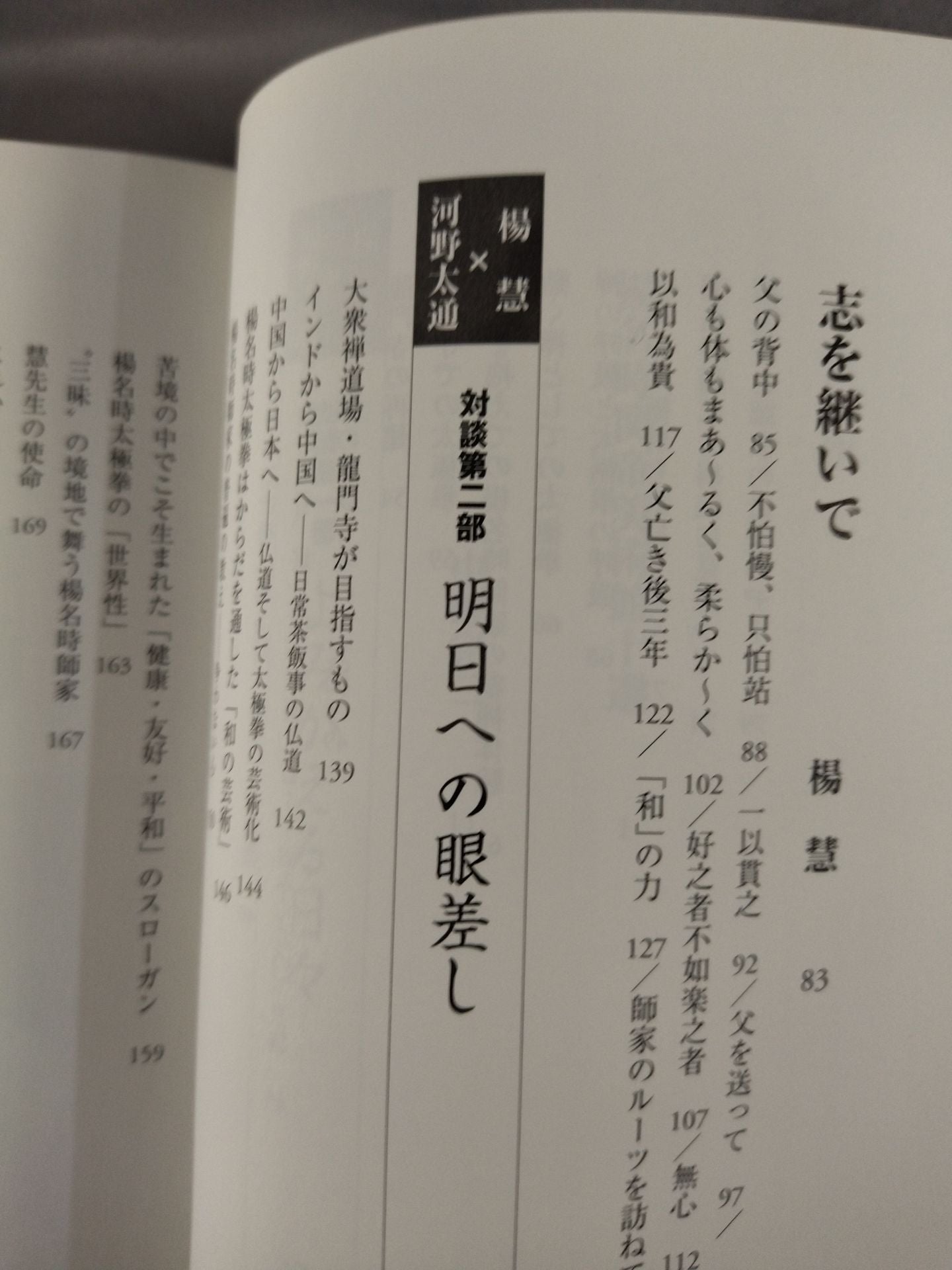 太極の心 楊名時の志を継いで