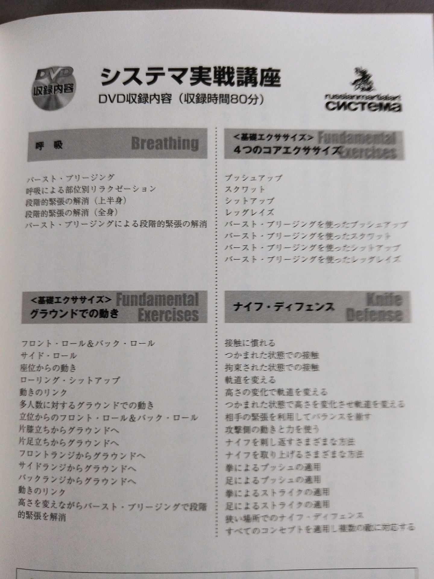 【DVD付】システマ実戦講座
