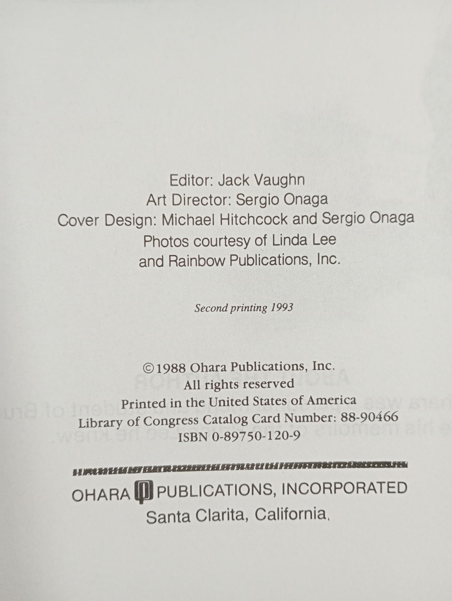 BRUCE LEE: THE INCOMPARABLE FIGHTER