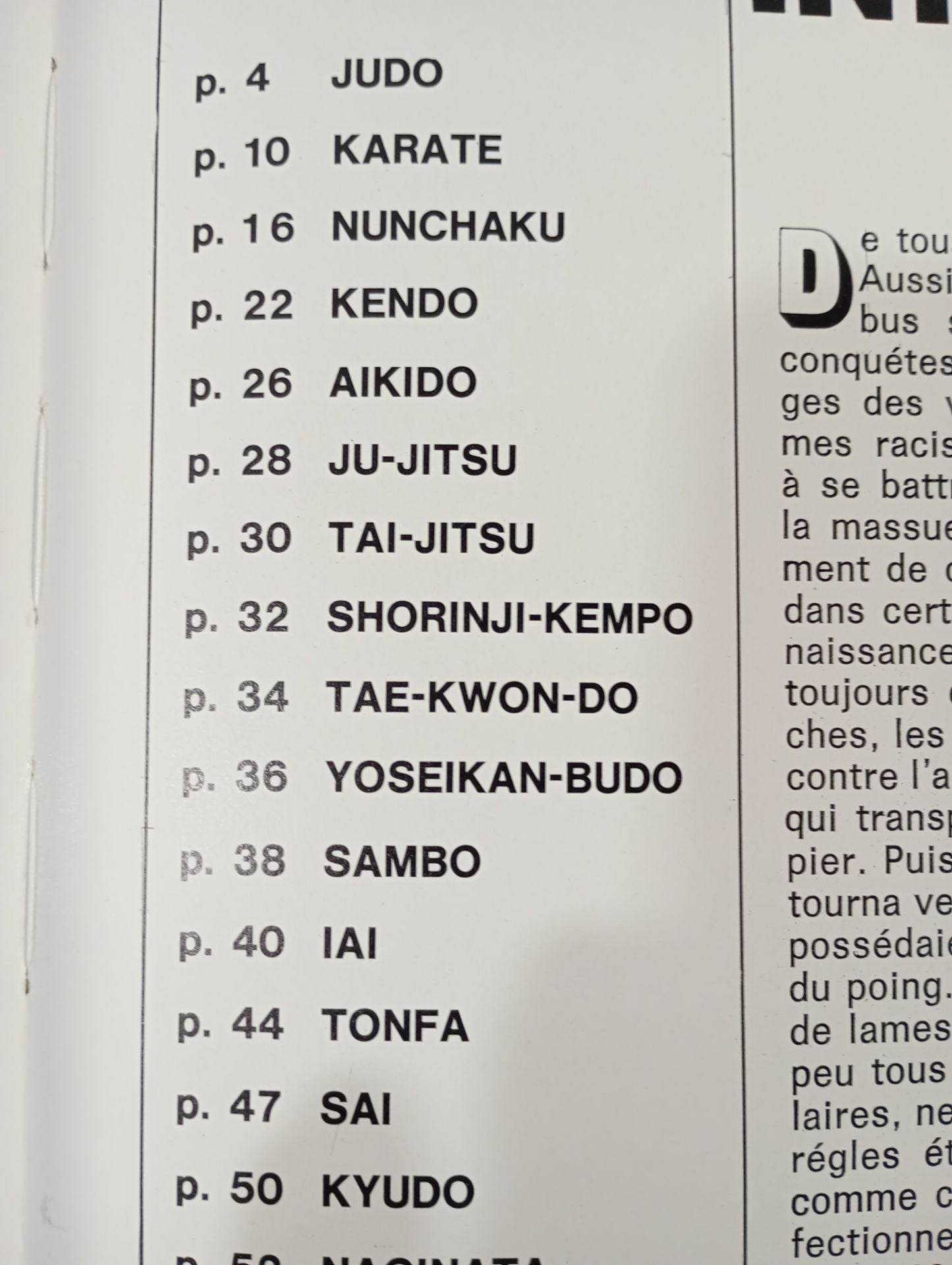KIYAAAH!! TOUR LES ARTS MARTIAUX DU MONDE