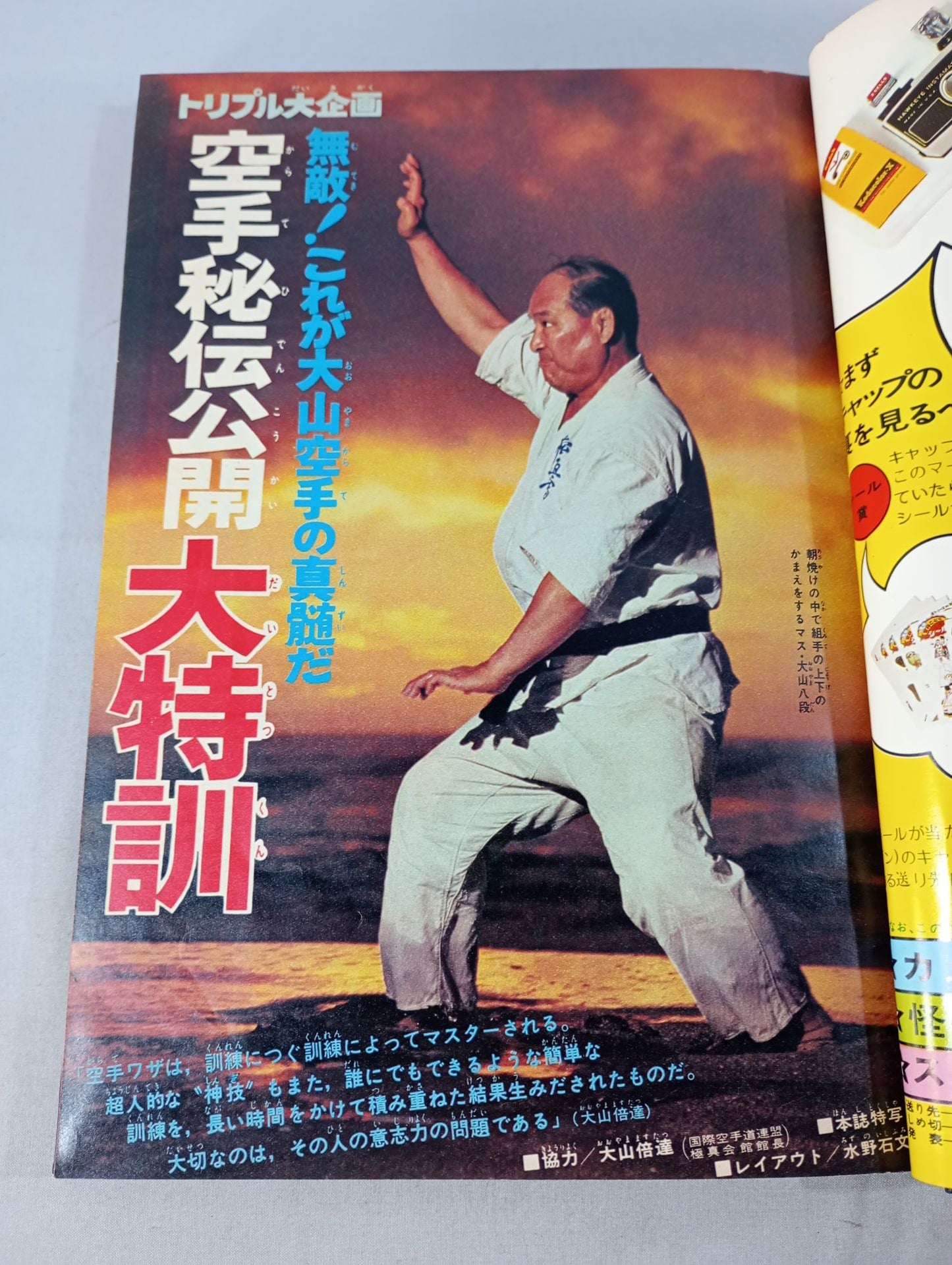 Karate for Life (Karate Baka Ichidai) Weekly Shonen Magazine 1972 No. 46~53 Original binding
