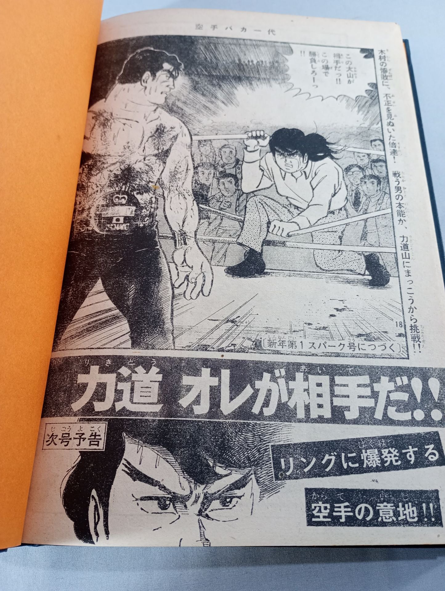 Karate for Life (Karate Baka Ichidai) Weekly Shonen Magazine 1972 No. 46~53 Original binding