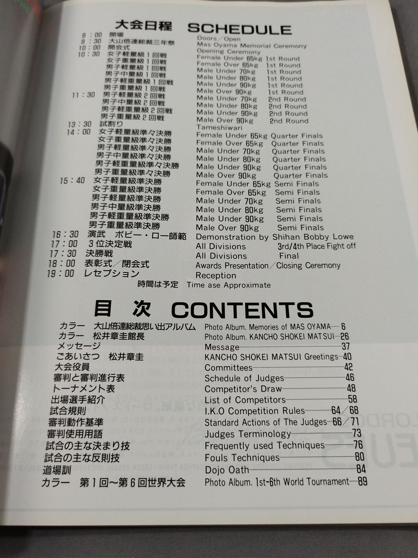 97 World Weight-Based KARATE Road Fighters  Rights Tournament