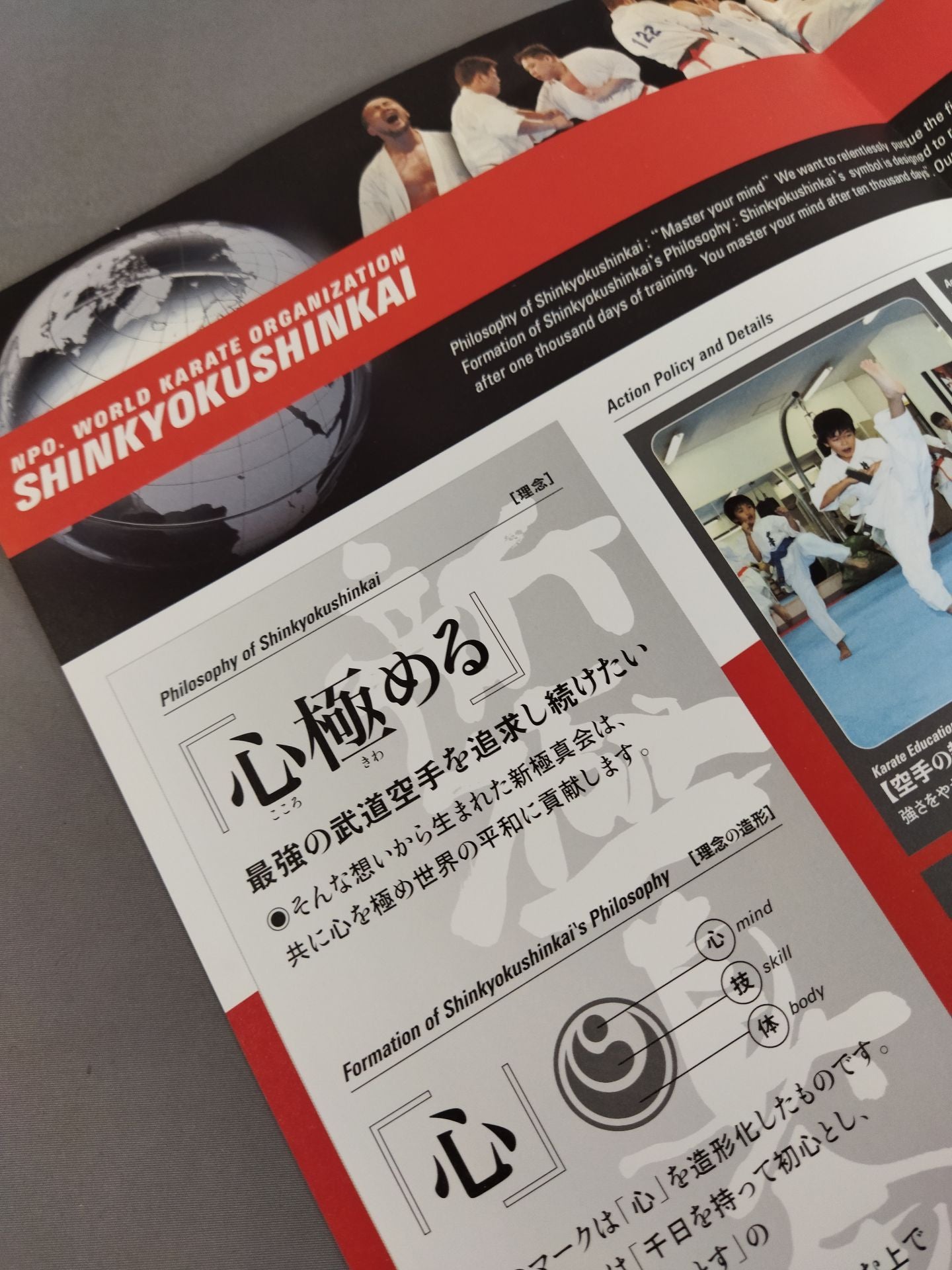 NPO World KARATE Road Federation New Kyokushinkai  Introductory Booklet