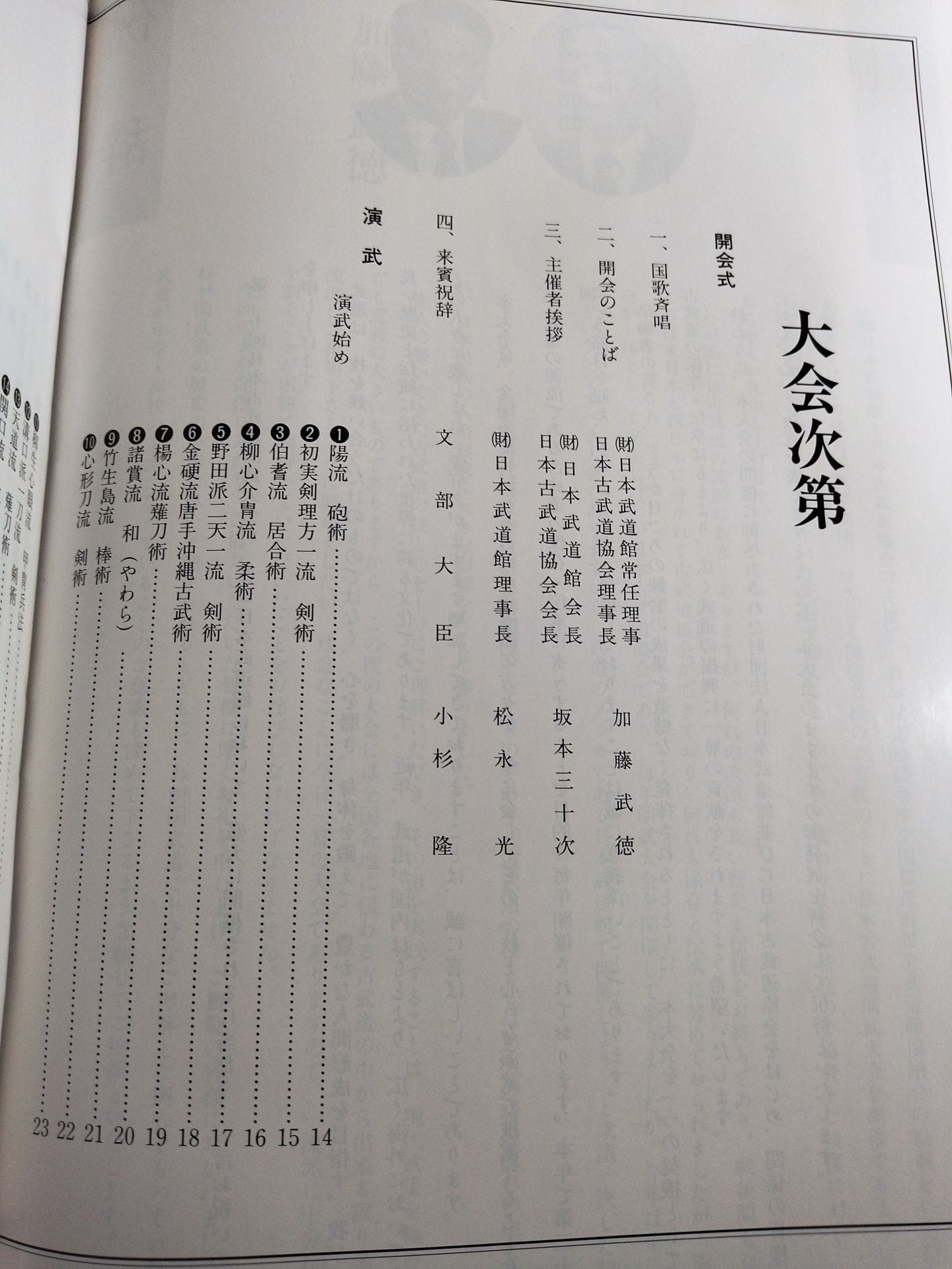 The 20th Japan Kobudo Demonstration Tournament
