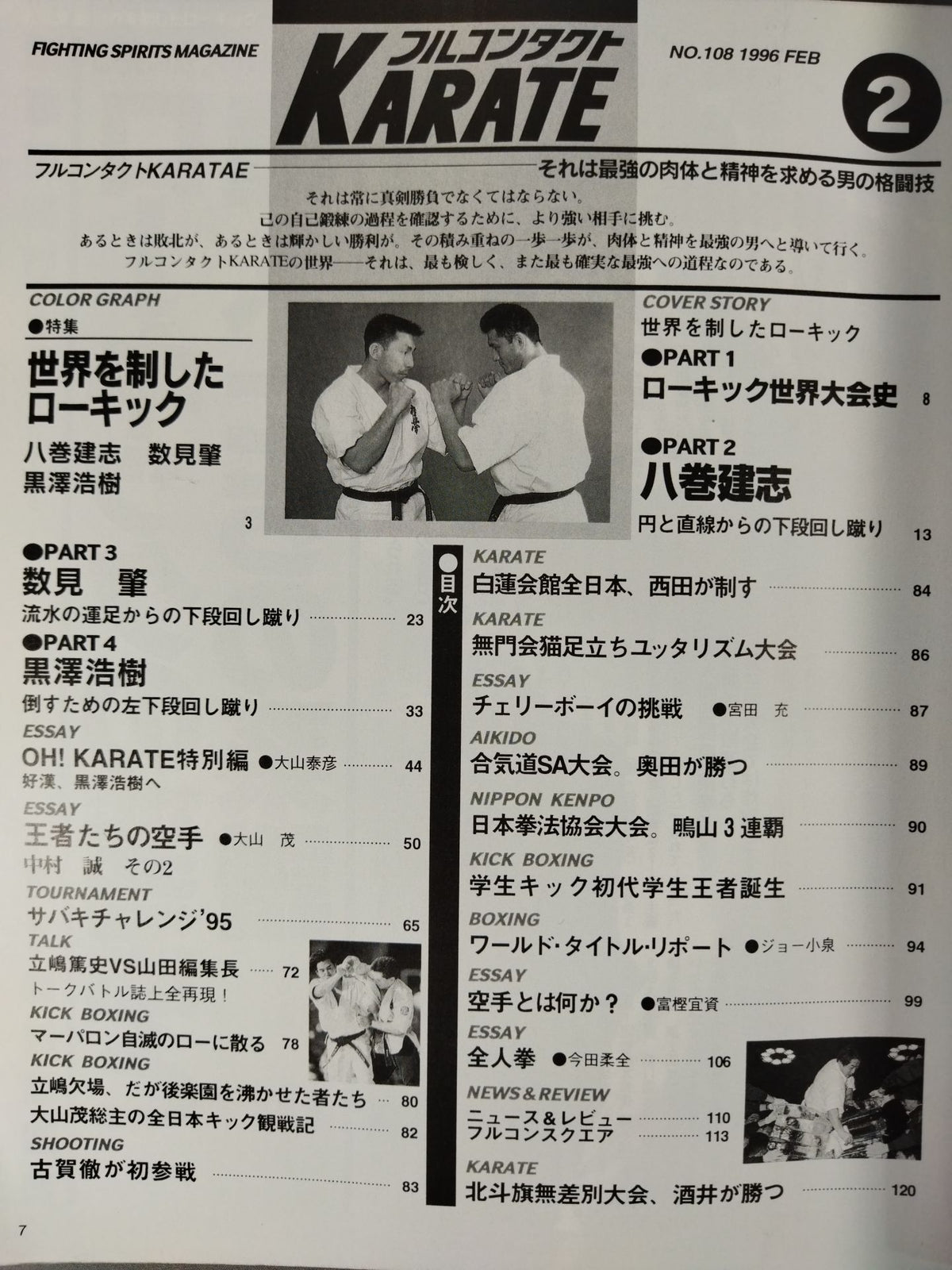 フルコンタクトKARATE108