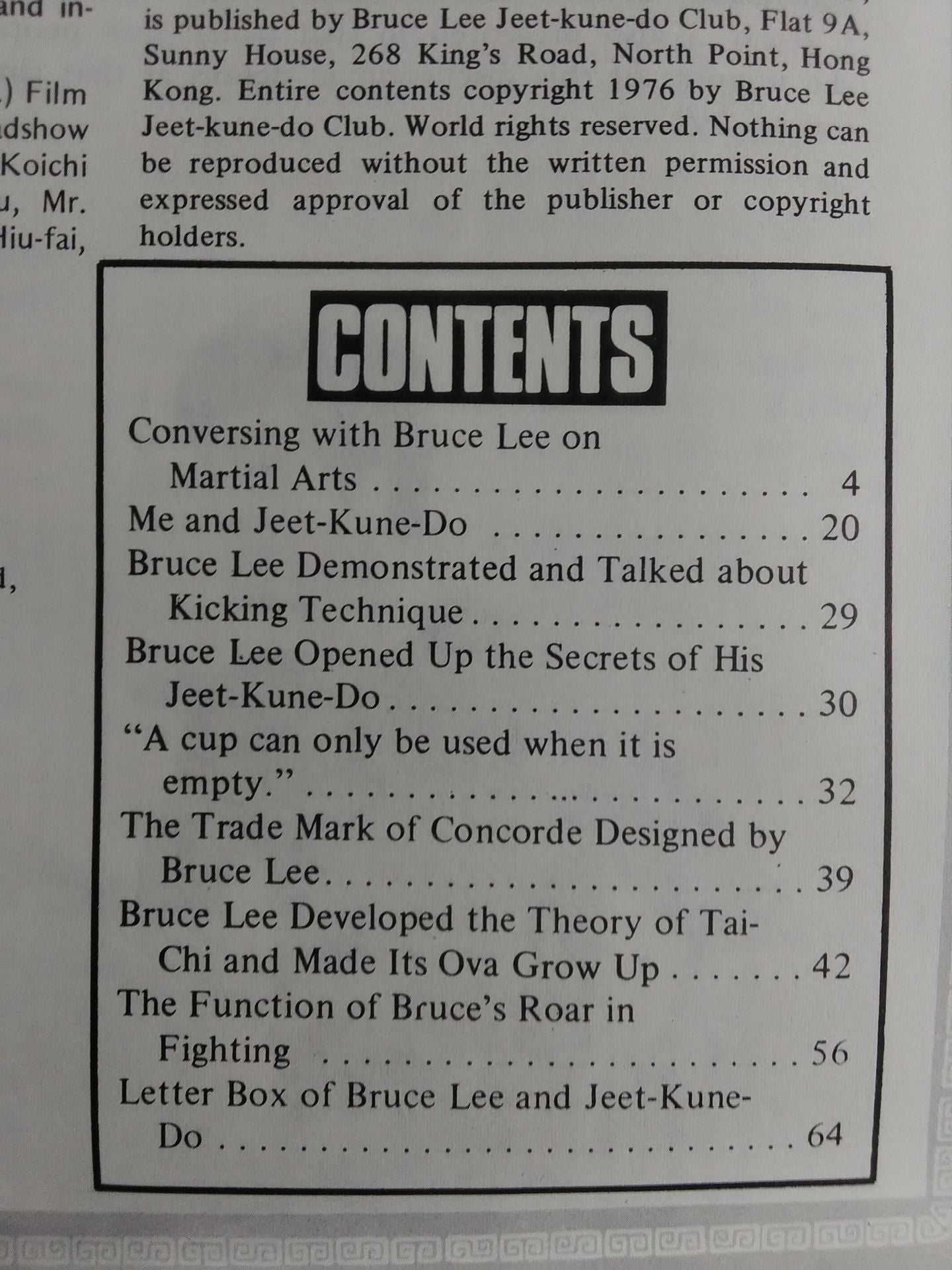 BRUCE LEE STUDIES ON JEET-KUNE-DO
