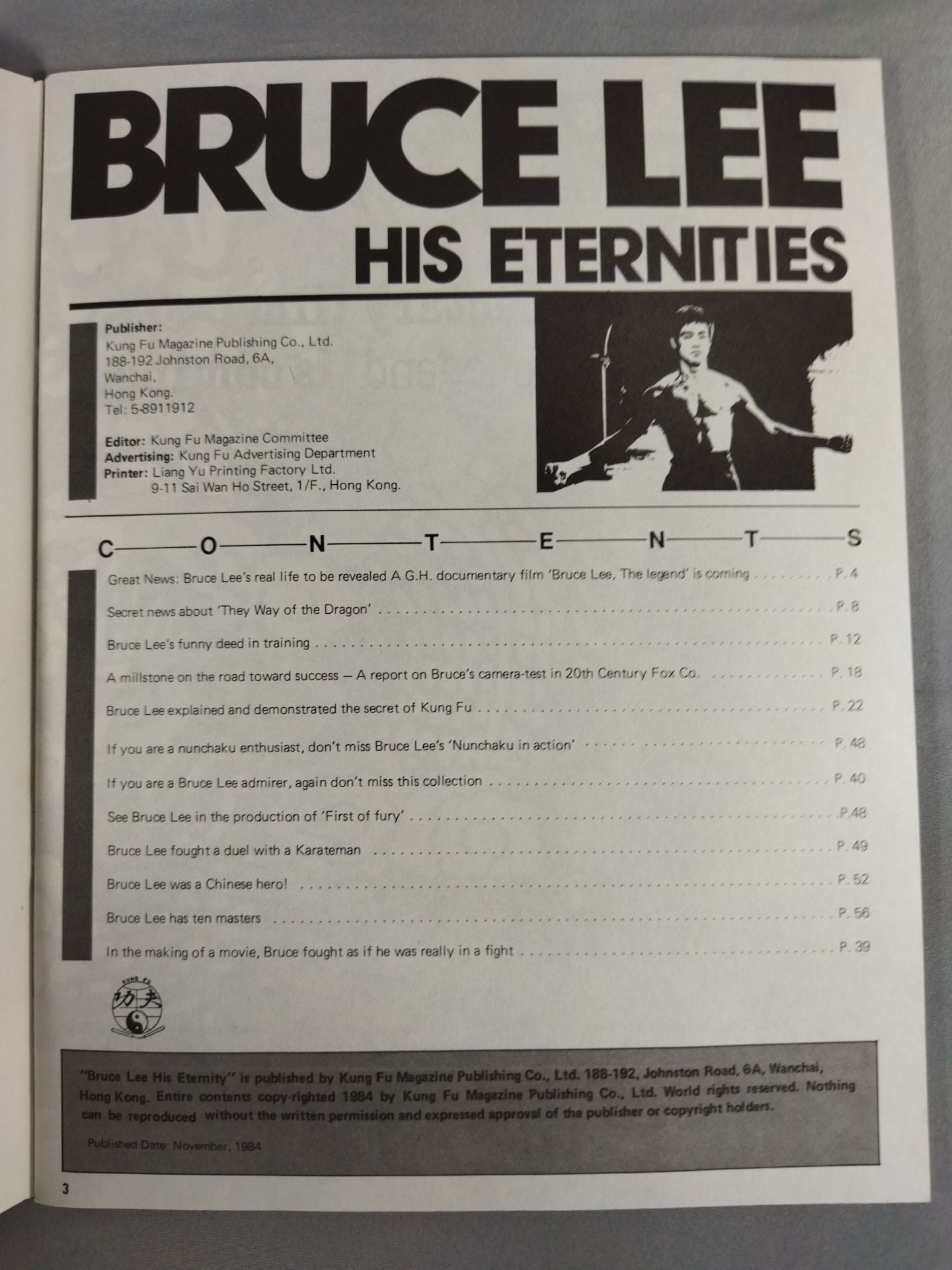 BRUCE LEE HIS ETERNITIES