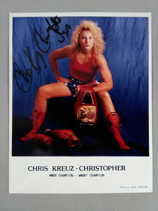 Chris Kreuz Christopher hand signed autograph  Pro-Photo