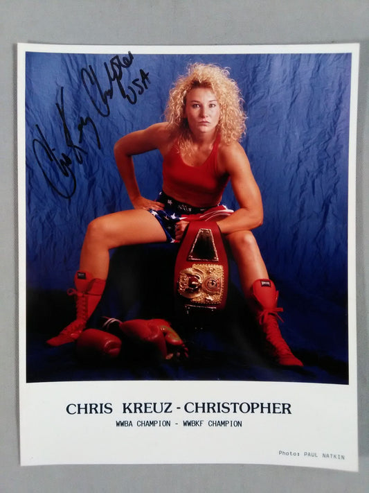 Chris Kreuz Christopher hand signed autograph  Pro-Photo