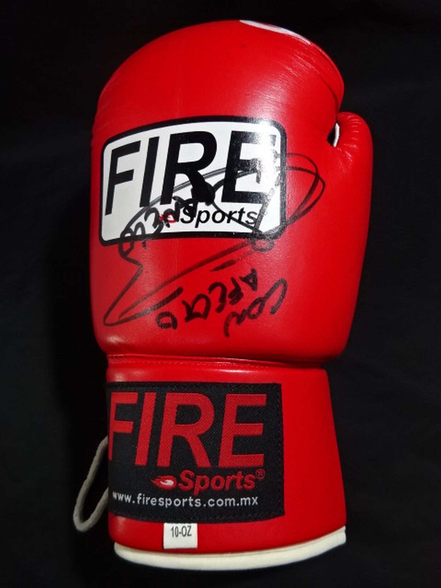 ★サウル・アルバレス 直筆サイン入り★ FIRE Sports ボクシンググローブ