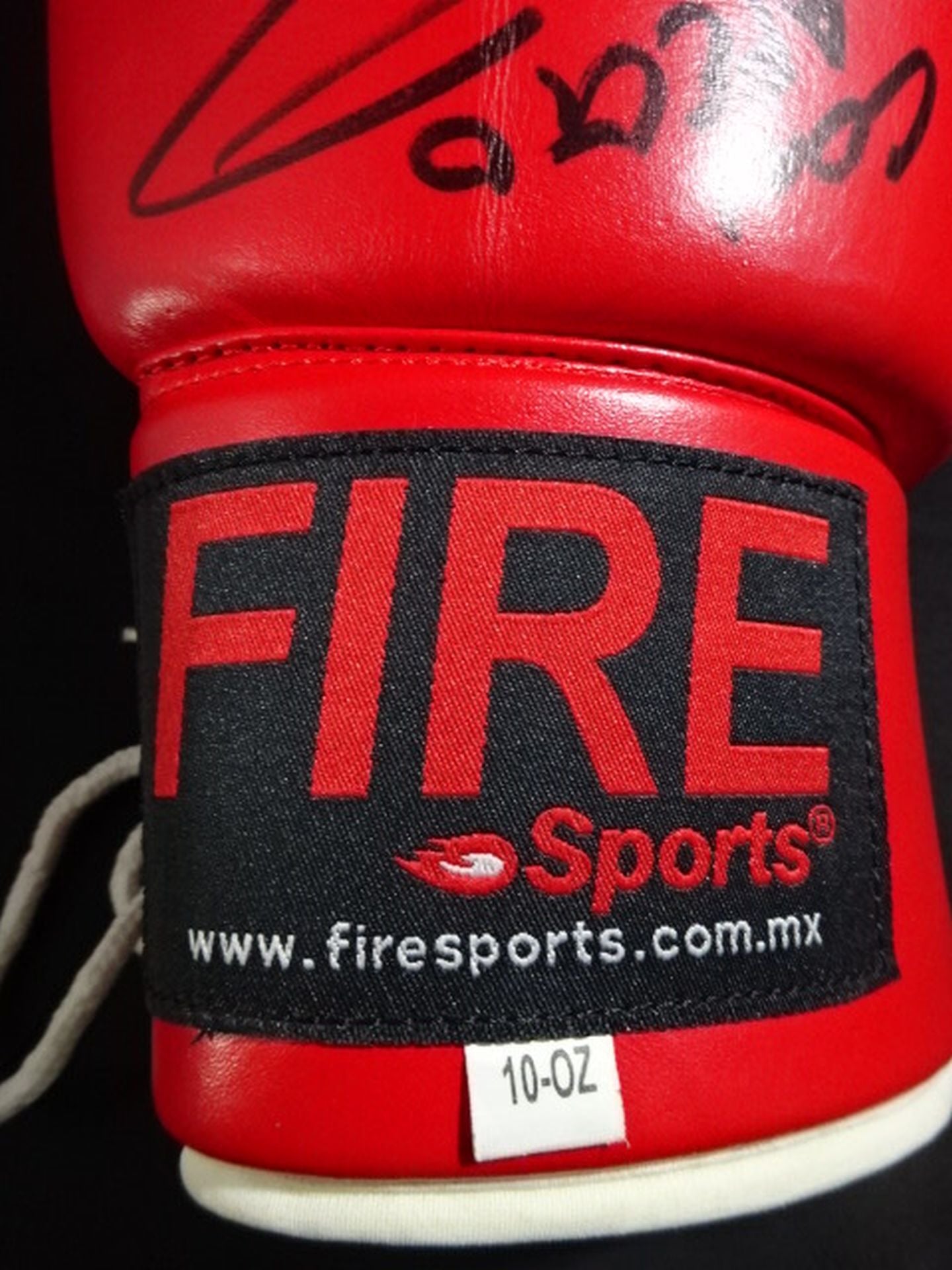 ★サウル・アルバレス 直筆サイン入り★ FIRE Sports ボクシンググローブ