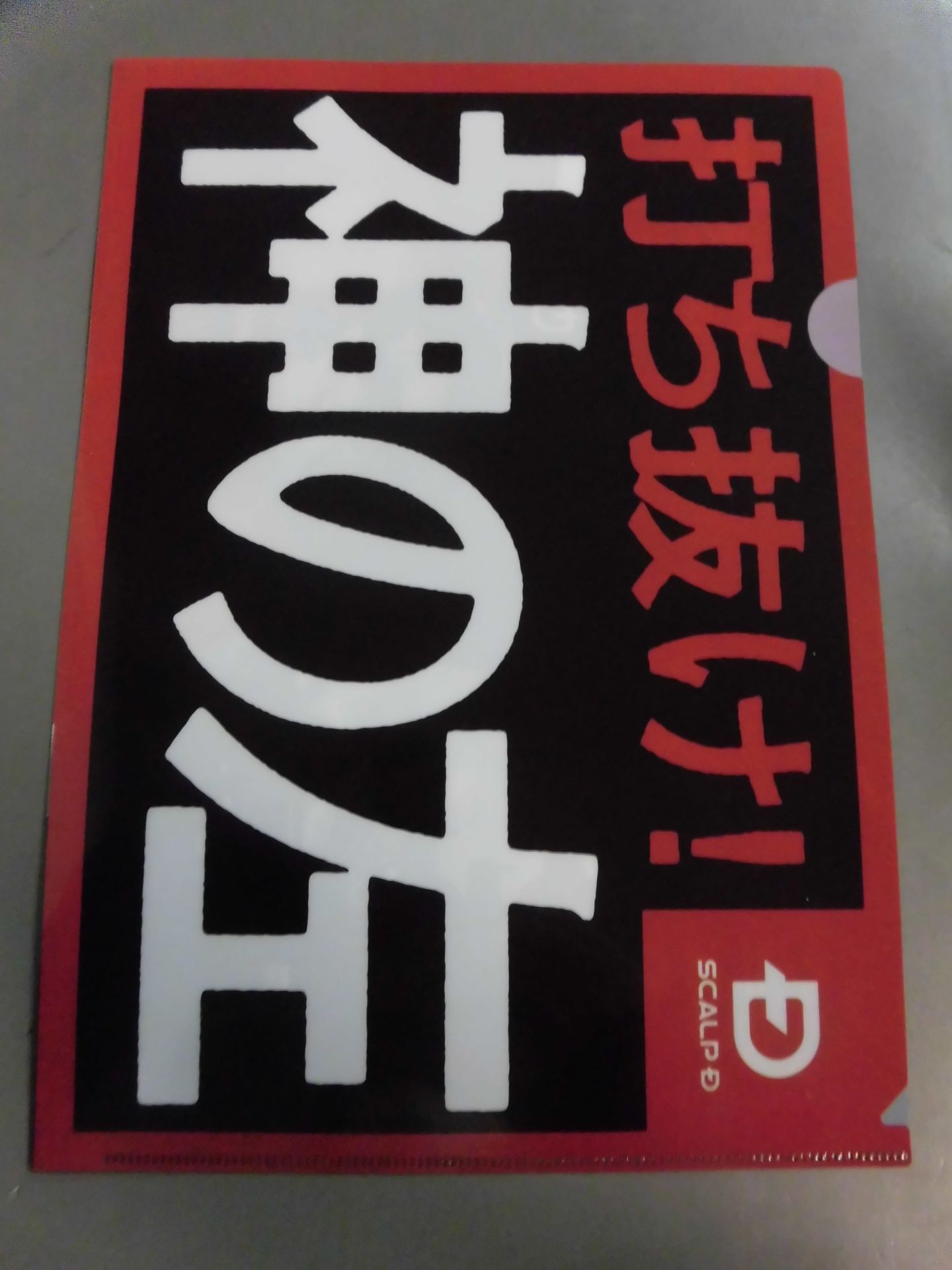 山中慎介 SCALP D クリアファイル