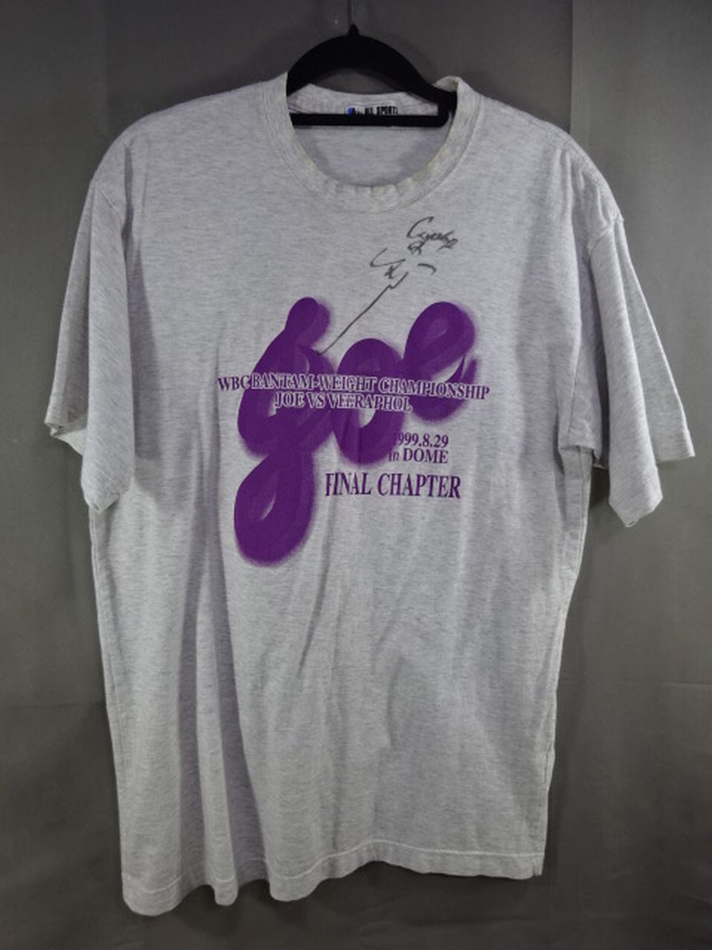 【直筆サイン入り】辰吉丈一郎「FINAL CHAPTER」Tシャツ