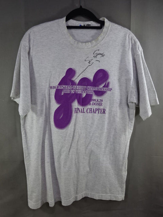 【直筆サイン入り】辰吉丈一郎「FINAL CHAPTER」Tシャツ
