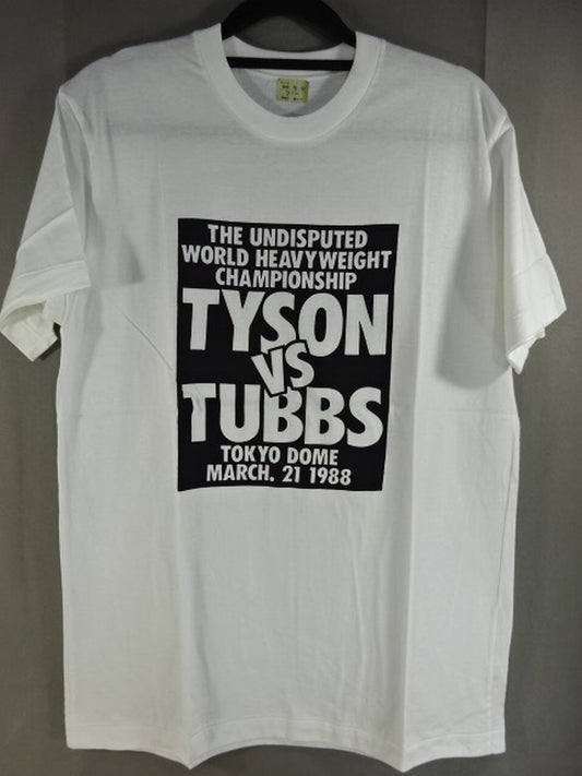 ★WBA・WBC・IBF 統一戦★ マイク・タイソンvsトニー・タッブス Tシャツ