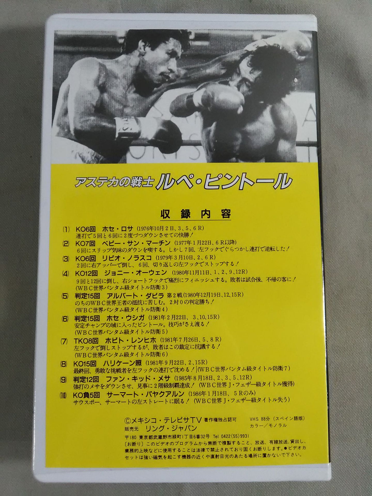 Ring Japan No.246 ★ All ★ About the Aztec Warrior Lupe Pintor