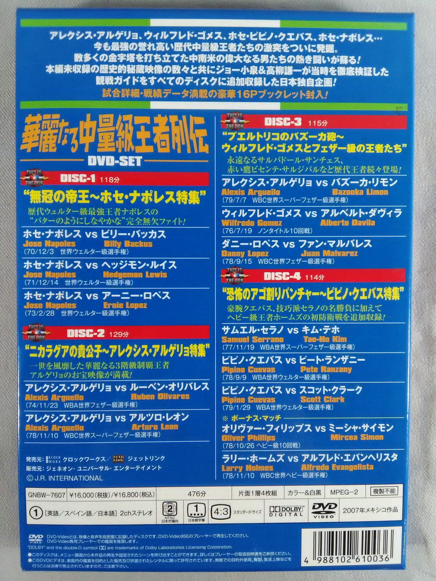 華麗なる中量級王者列伝