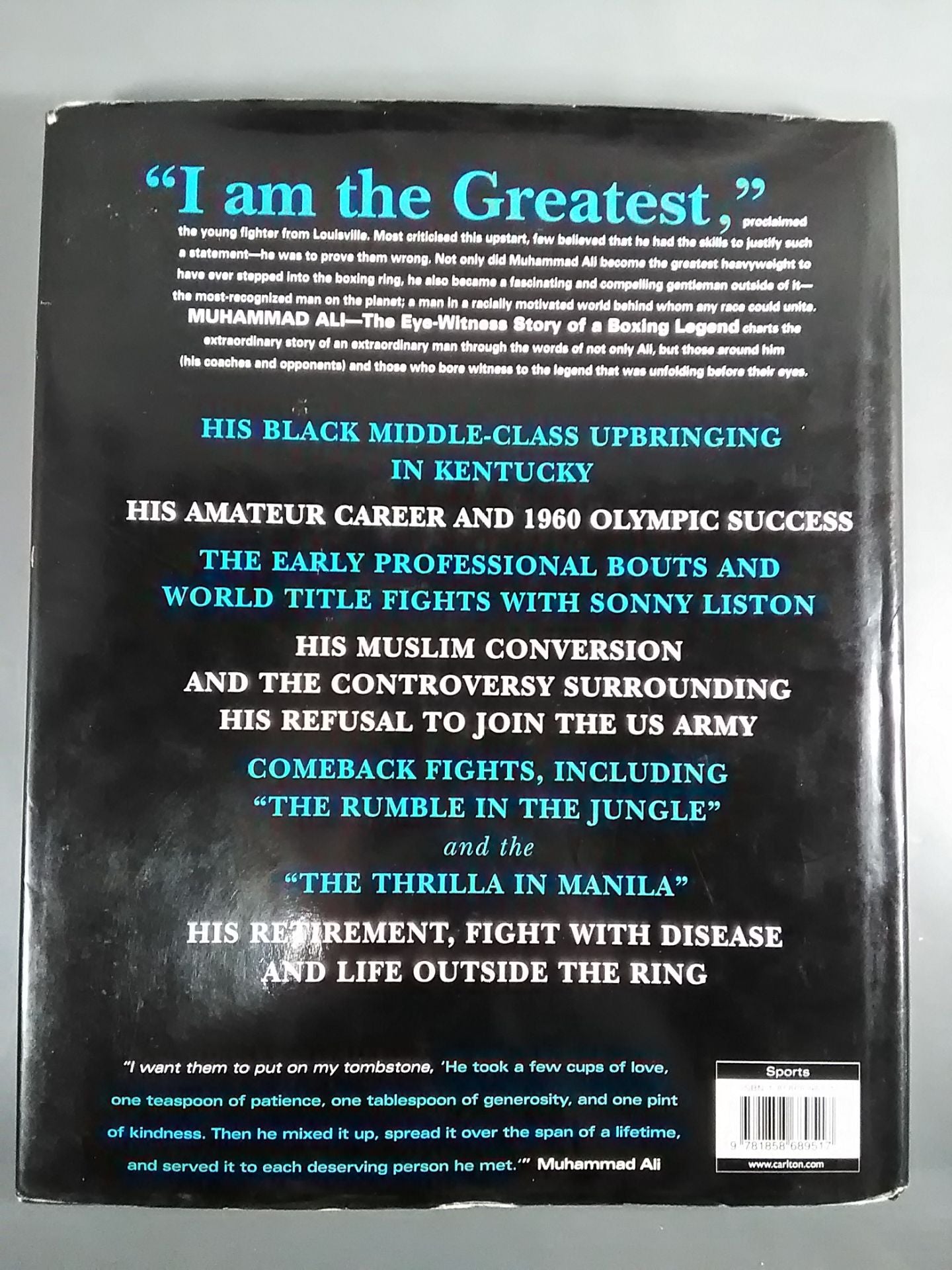 MUHAMMAD ALI THE EYE-WITNESS STORY OF A BOXING LEGEND