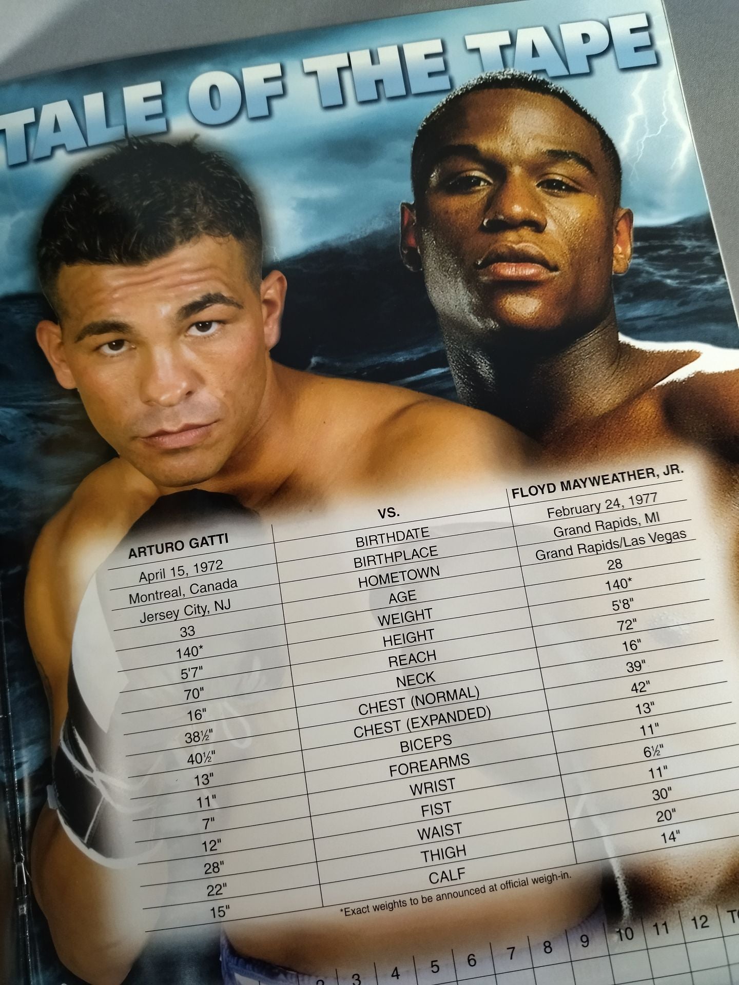 Floyd Mayweather Jr. vs Arzulo Gatti