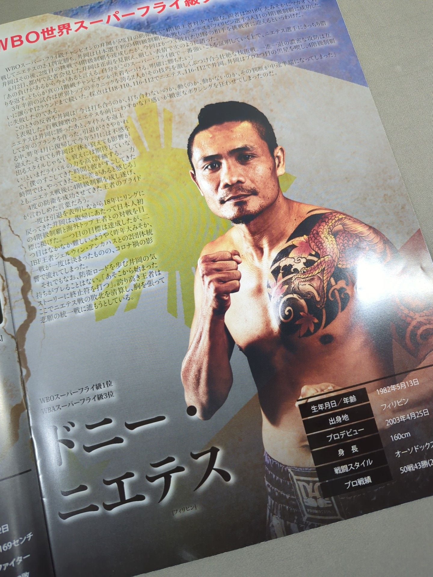 【WBO世界スーパーフライ級タイトルマッチ】井岡一翔vsドニー・ニエテス