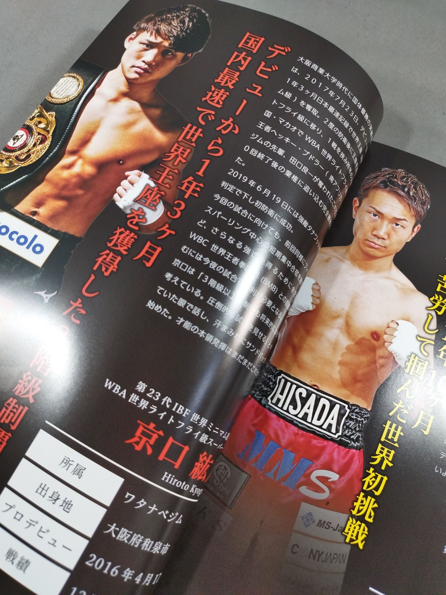 WBA World Light Flyweight Title Match: Hiroto Kyoguchi vs Tetsuya Hisada