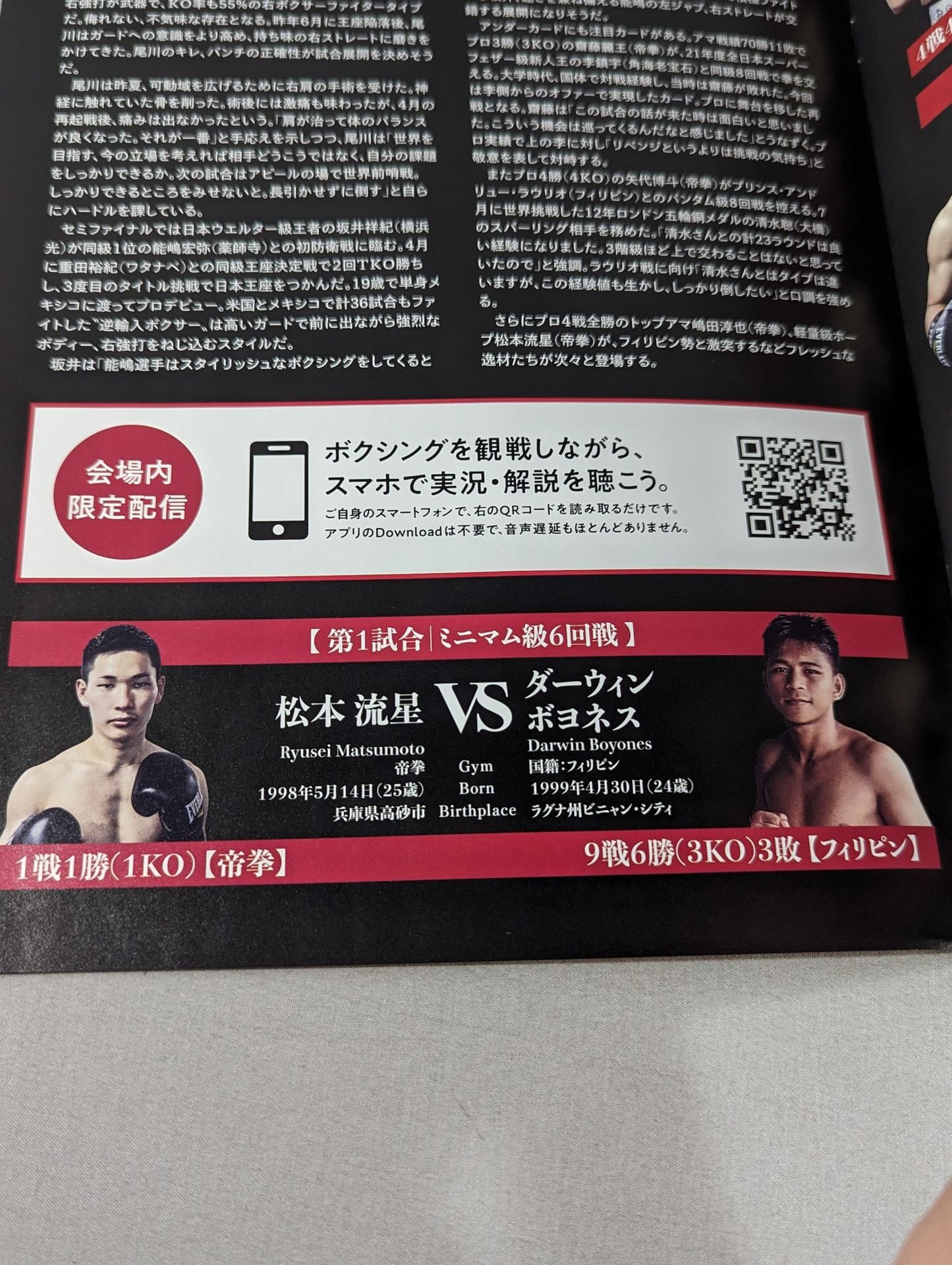 第6回WHO’S NEXT DYNAMIC GLOVE on U-NEXT