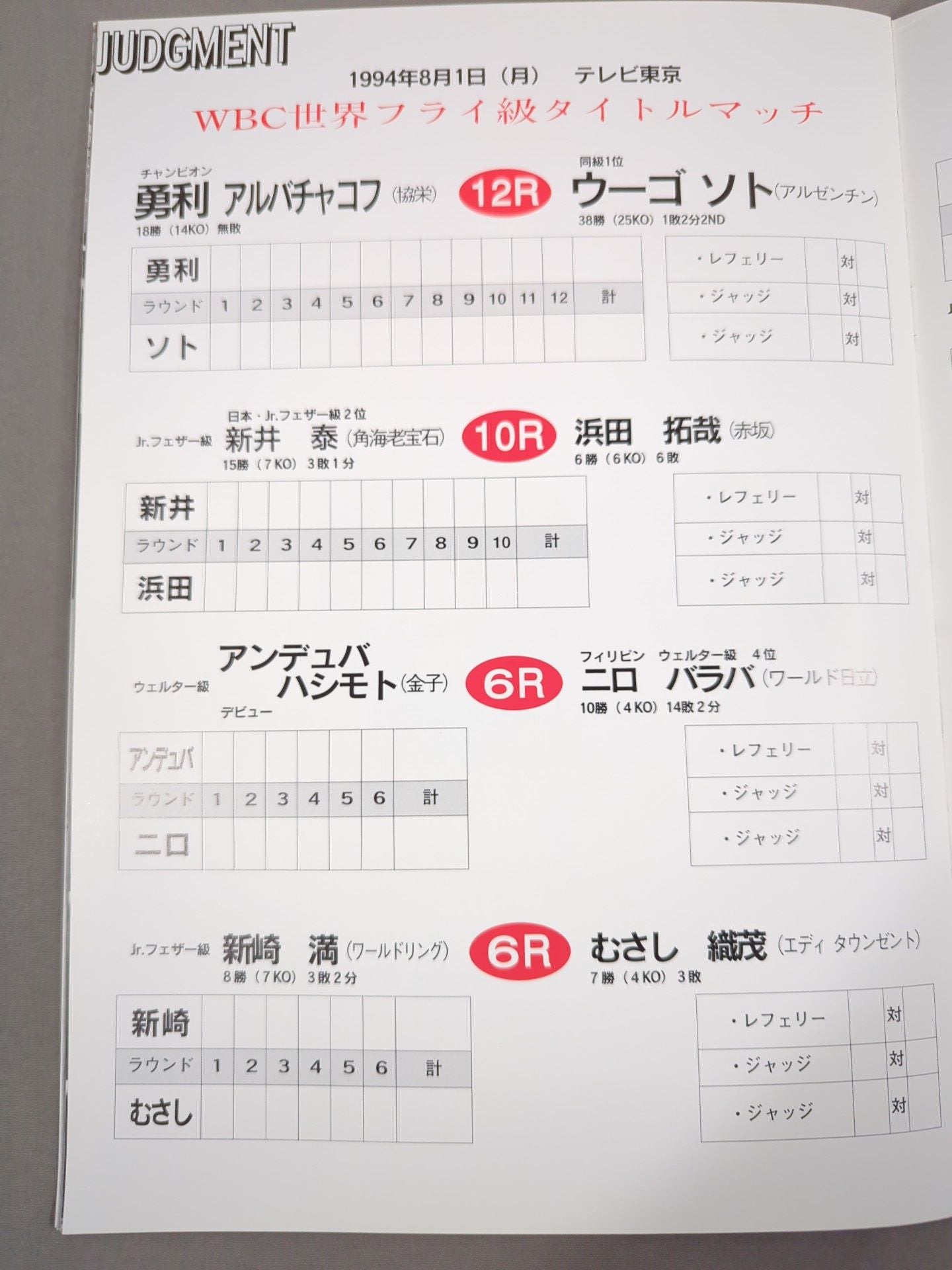 【WBC世界フライ級タイトルマッチ】勇利アルバチャコフvsウーゴ・ソト