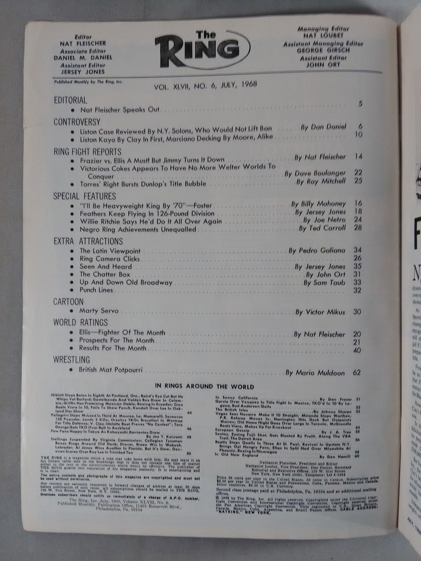 The RING 1968年7月号