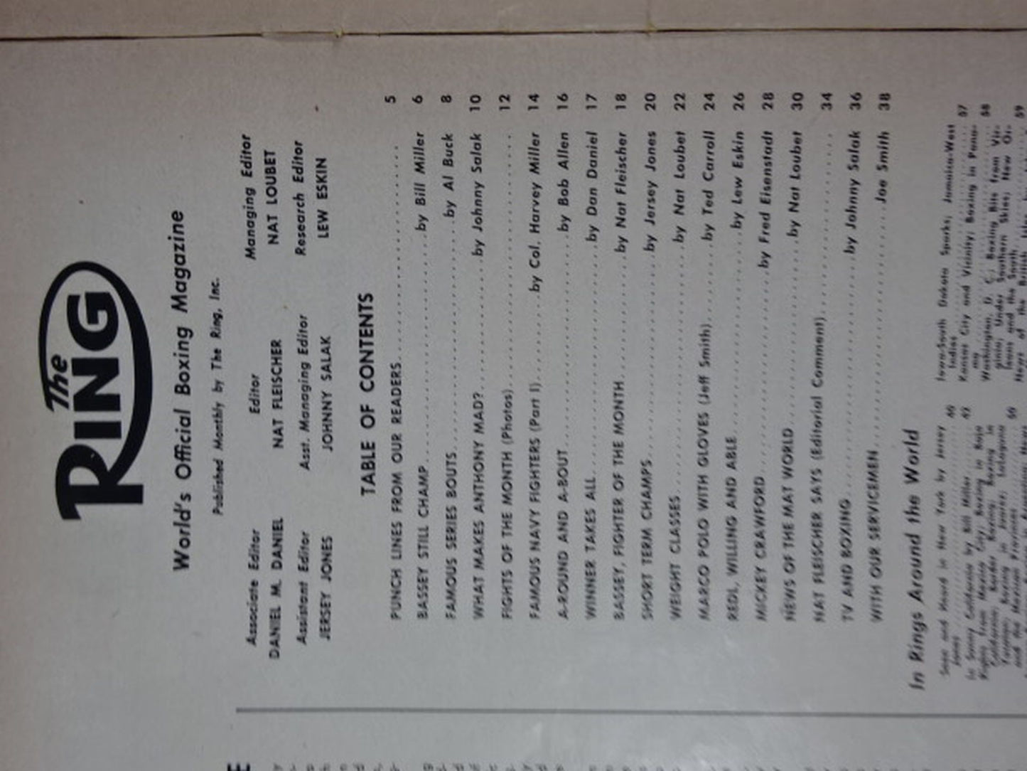 The RING 1958年6月号