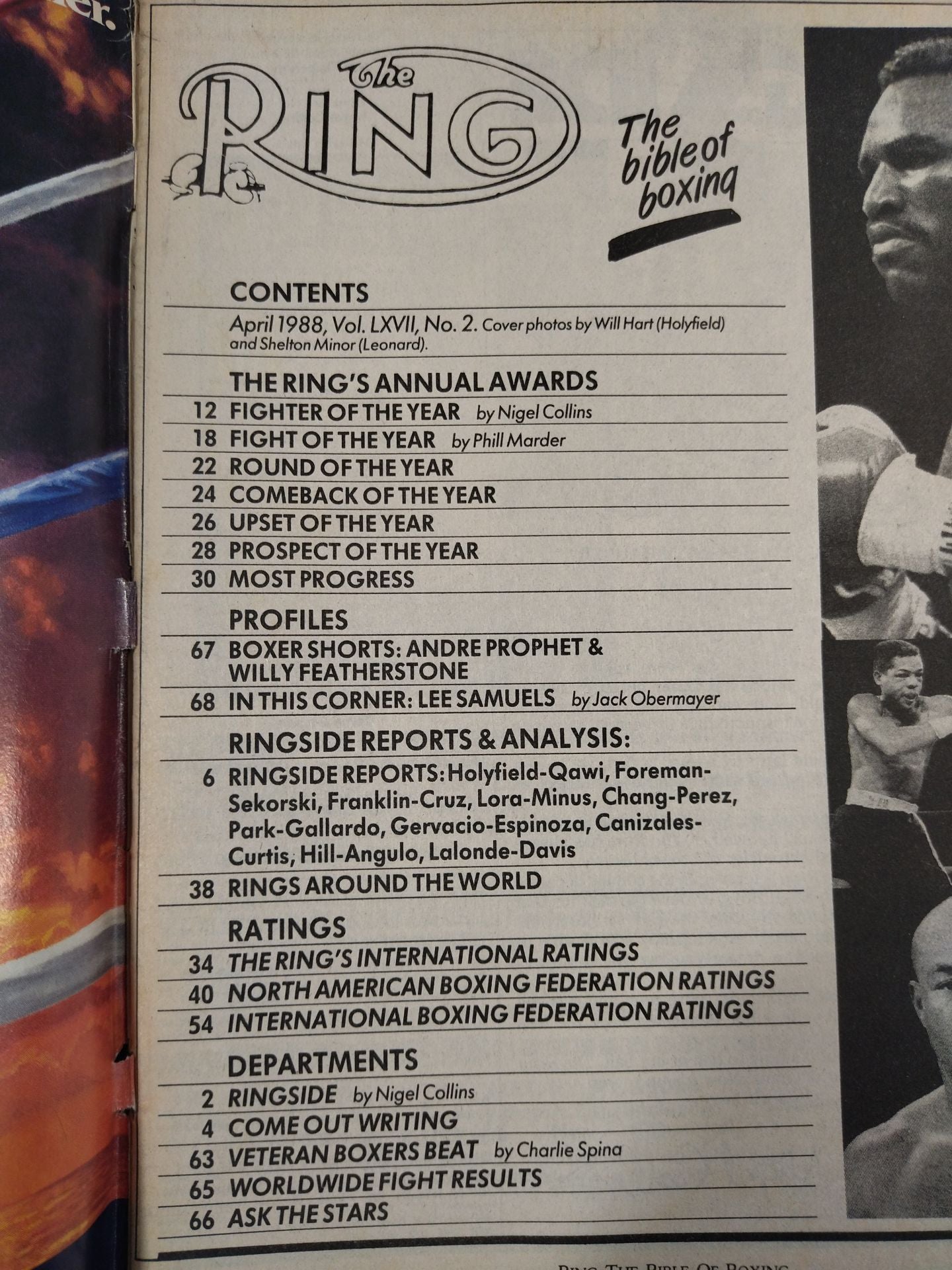 The RING 1988年4月号